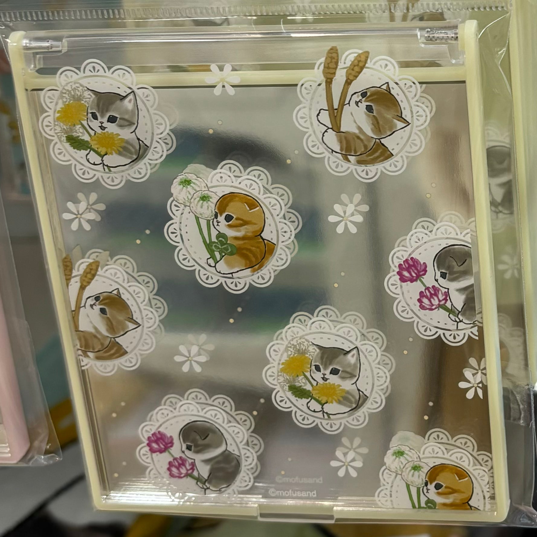 【訂貨】Mofusand 方形摺鏡 便攜鏡