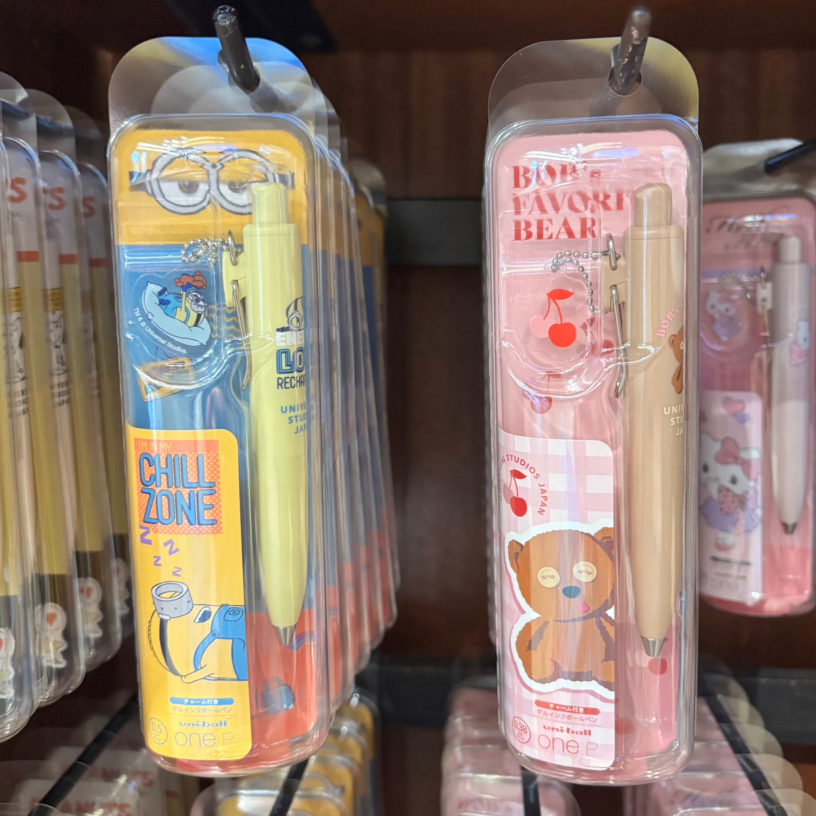 USJ Minions & Tim Bear Uni-Ball One 啫喱筆（連小吊飾）
