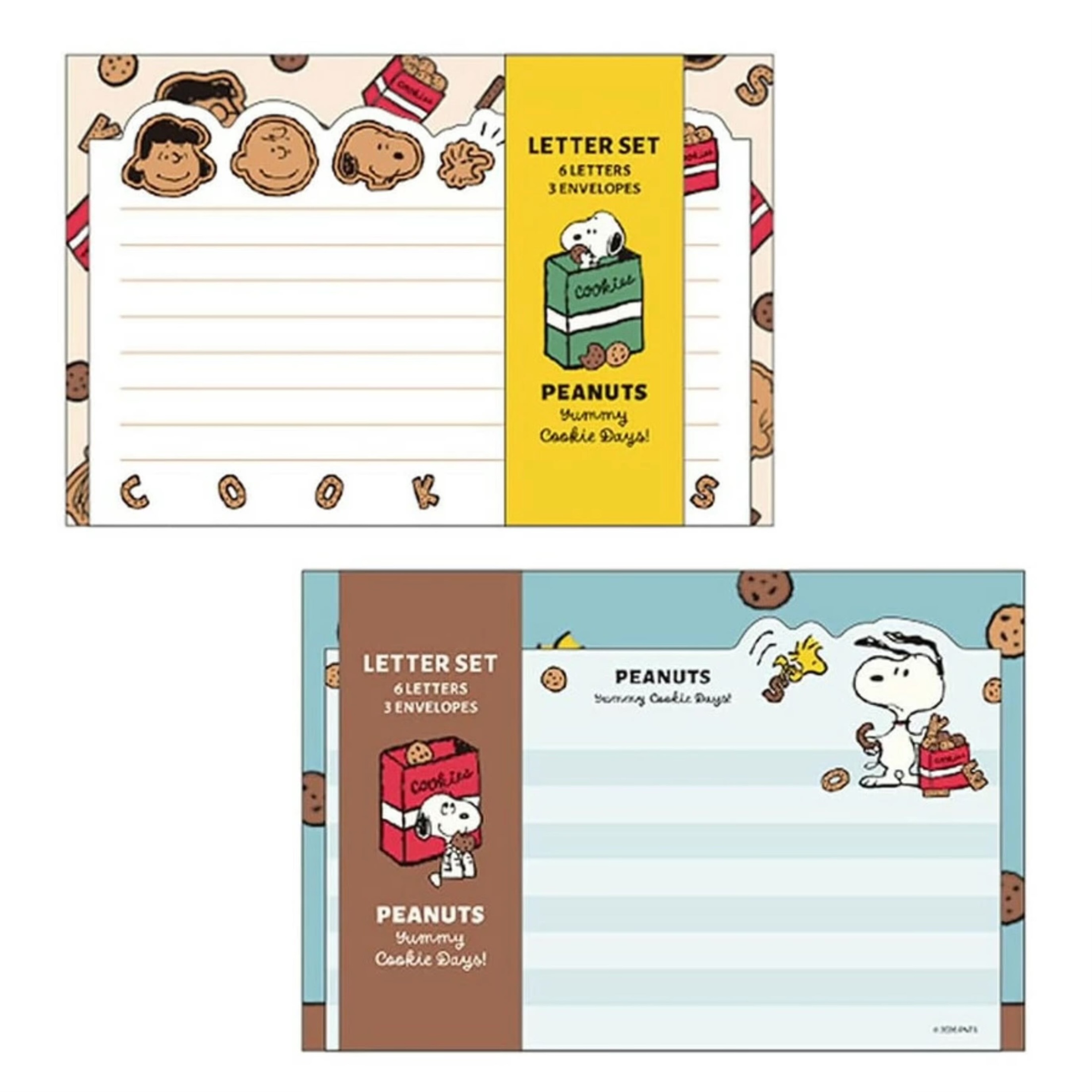 【訂貨】Peanuts Snoopy Yummy Cookie Days 信封信紙套裝