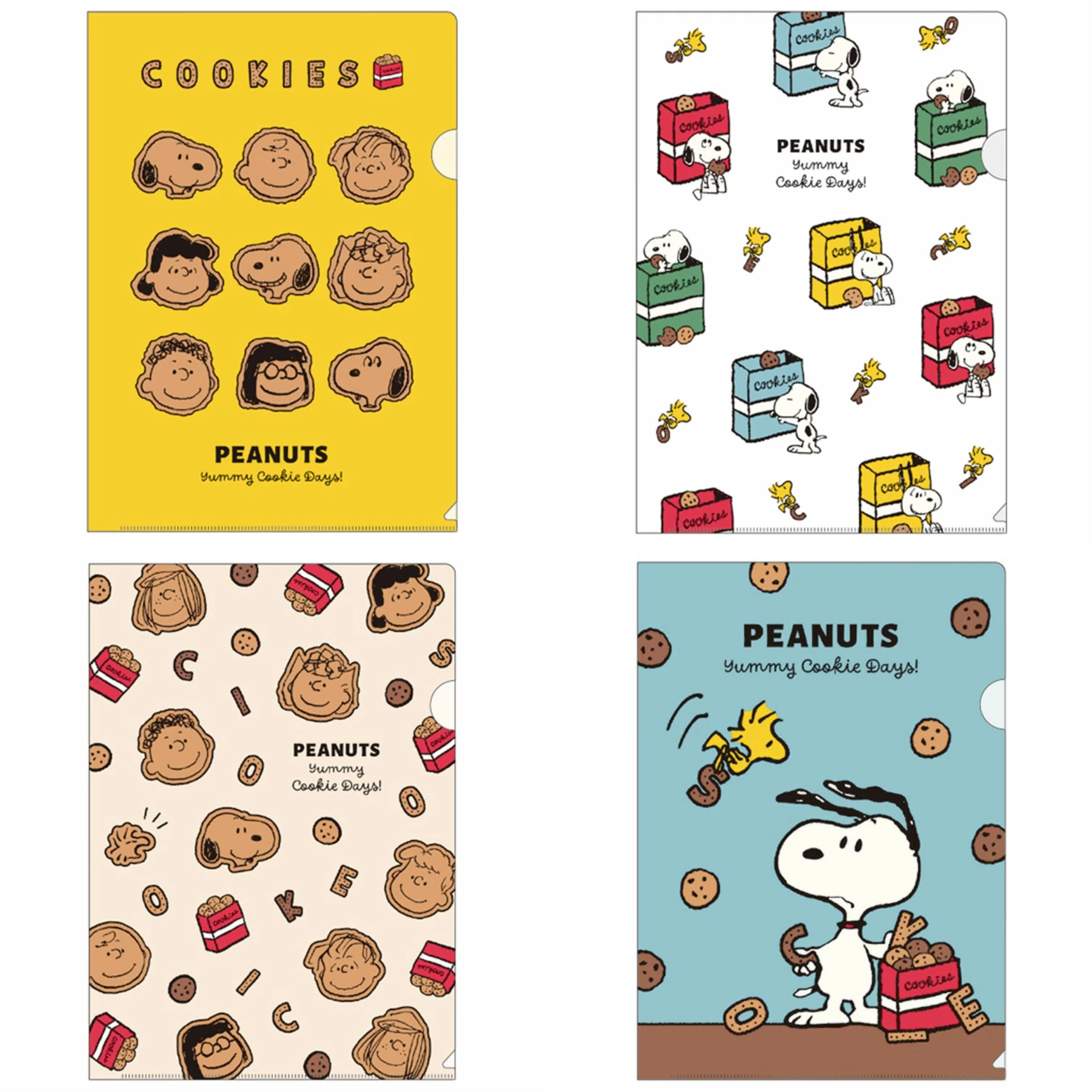 【訂貨】Peanuts Snoopy Yummy Cookie Days Memopad A4 File