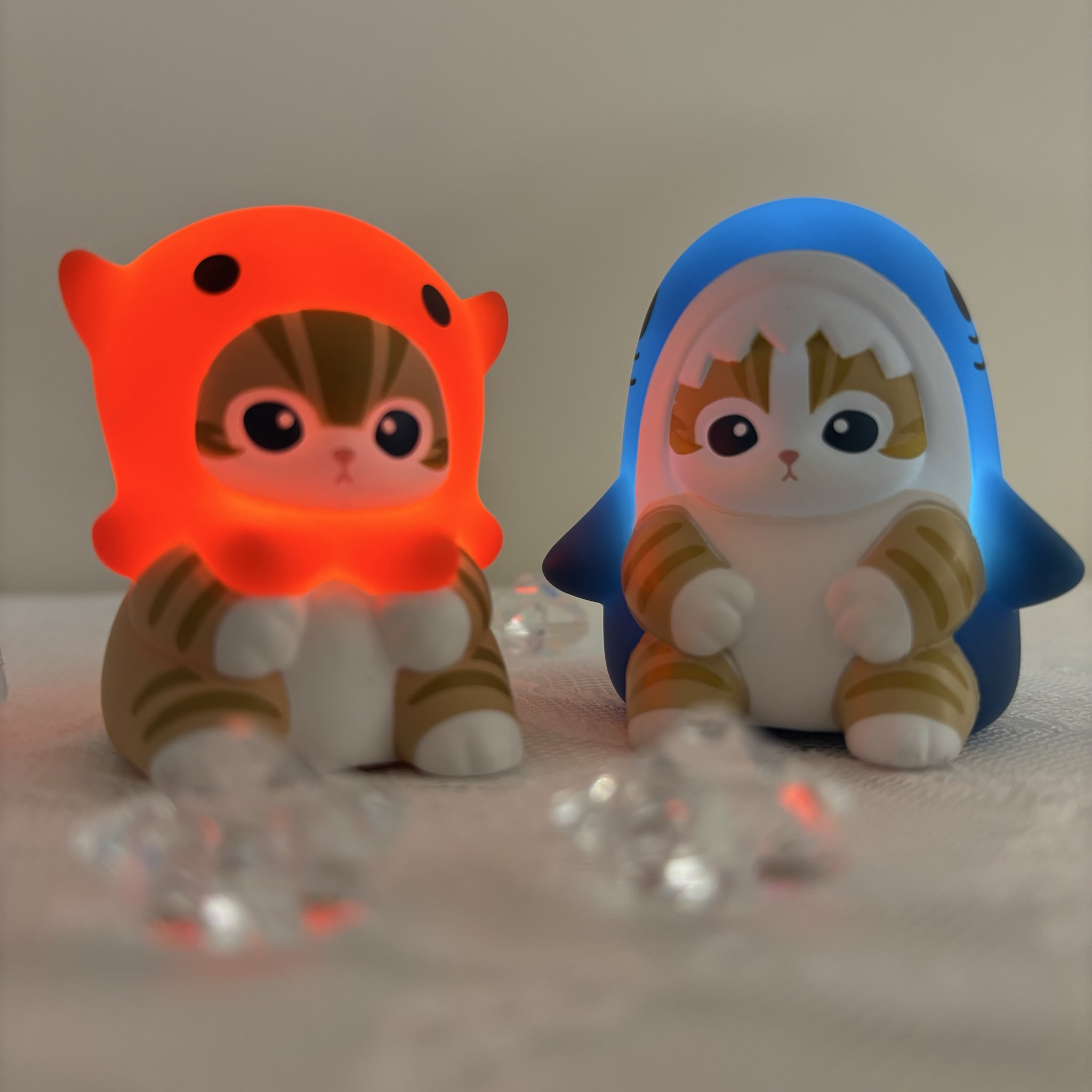 【訂貨】Mofusand 鯊魚貓 海洋生物 迷你燈小擺設 扭蛋(隨機抽)