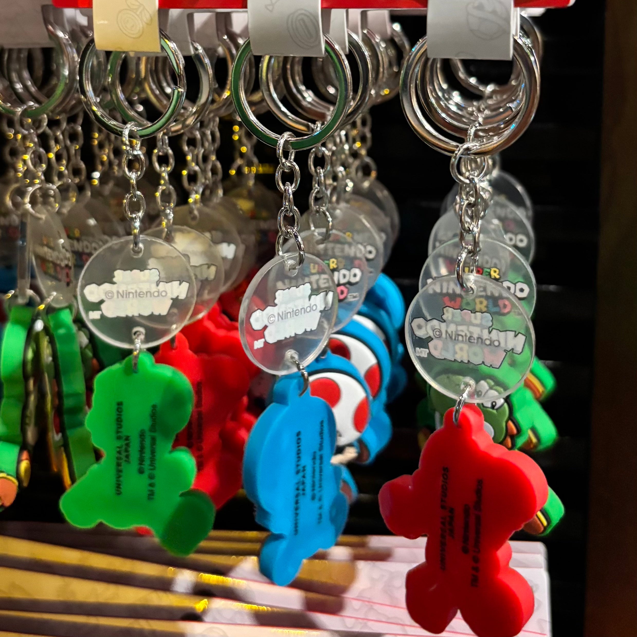 USJ Mario x 奇諾比奧 x Yoshi 鑰匙扣套裝