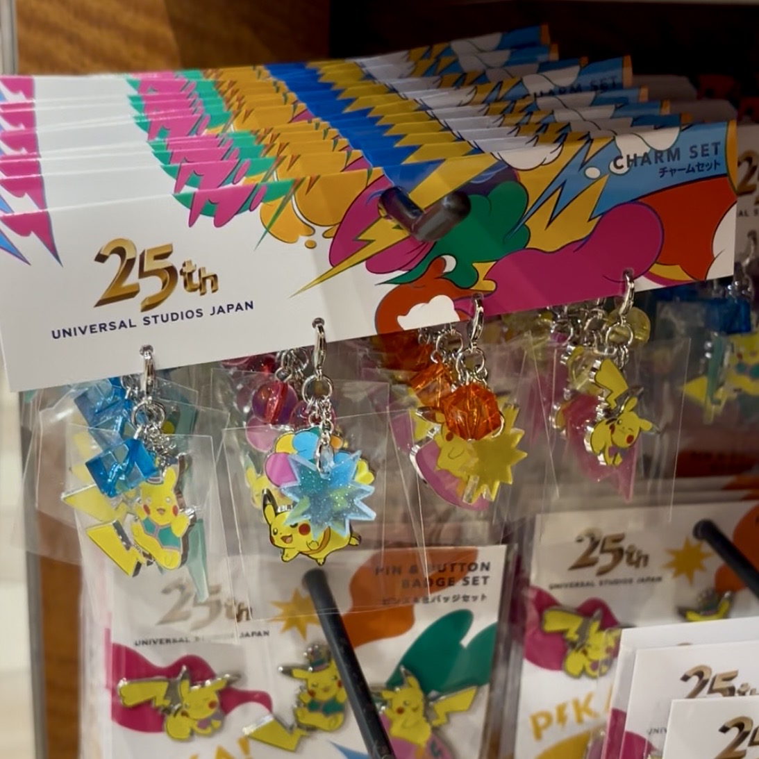 【訂貨】USJ 25th Discover U 週年紀念系列 - Pokemon 寶可夢 比卡超小吊飾 Charm Set