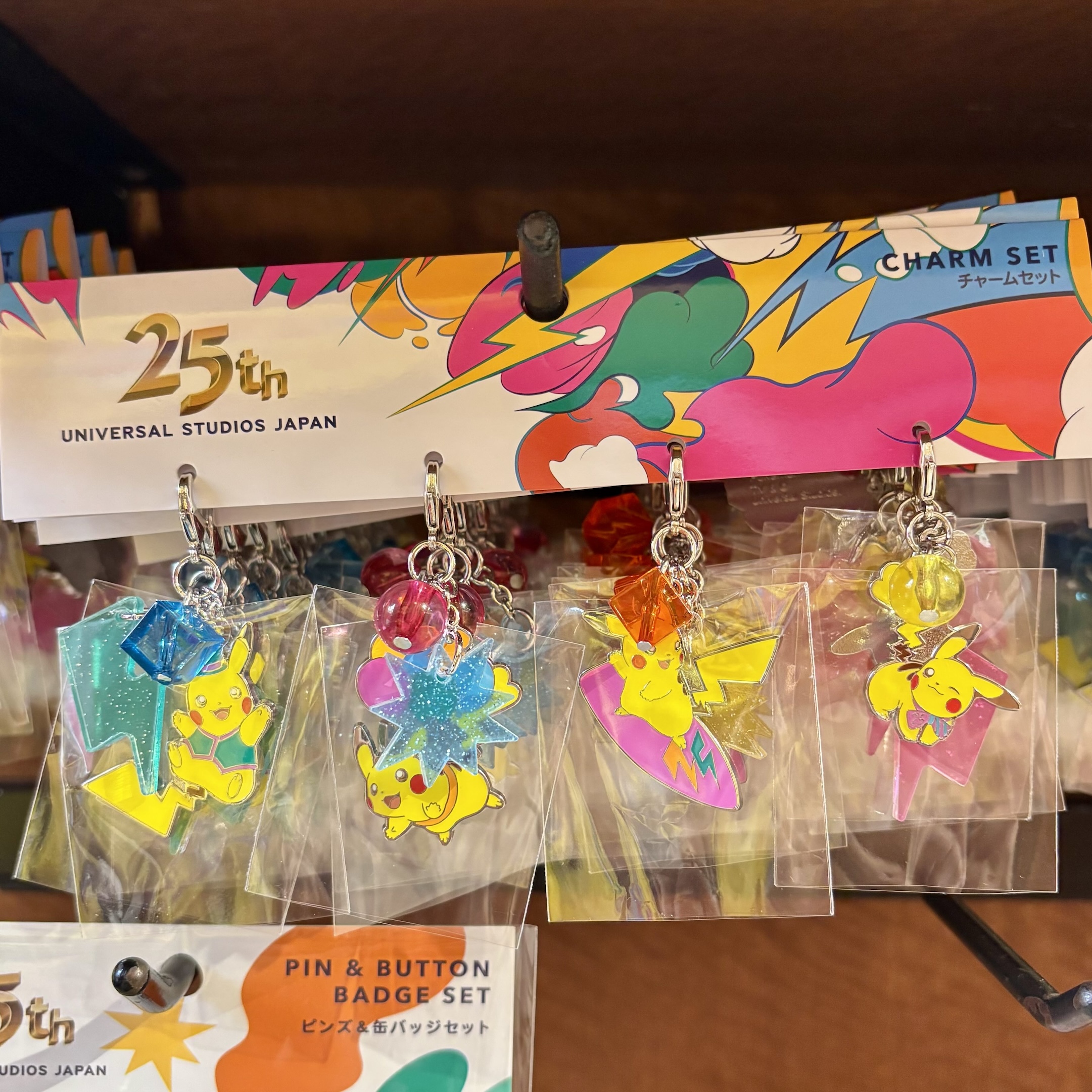 【訂貨】USJ 25th Discover U 週年紀念系列 - Pokemon 寶可夢 比卡超小吊飾 Charm Set