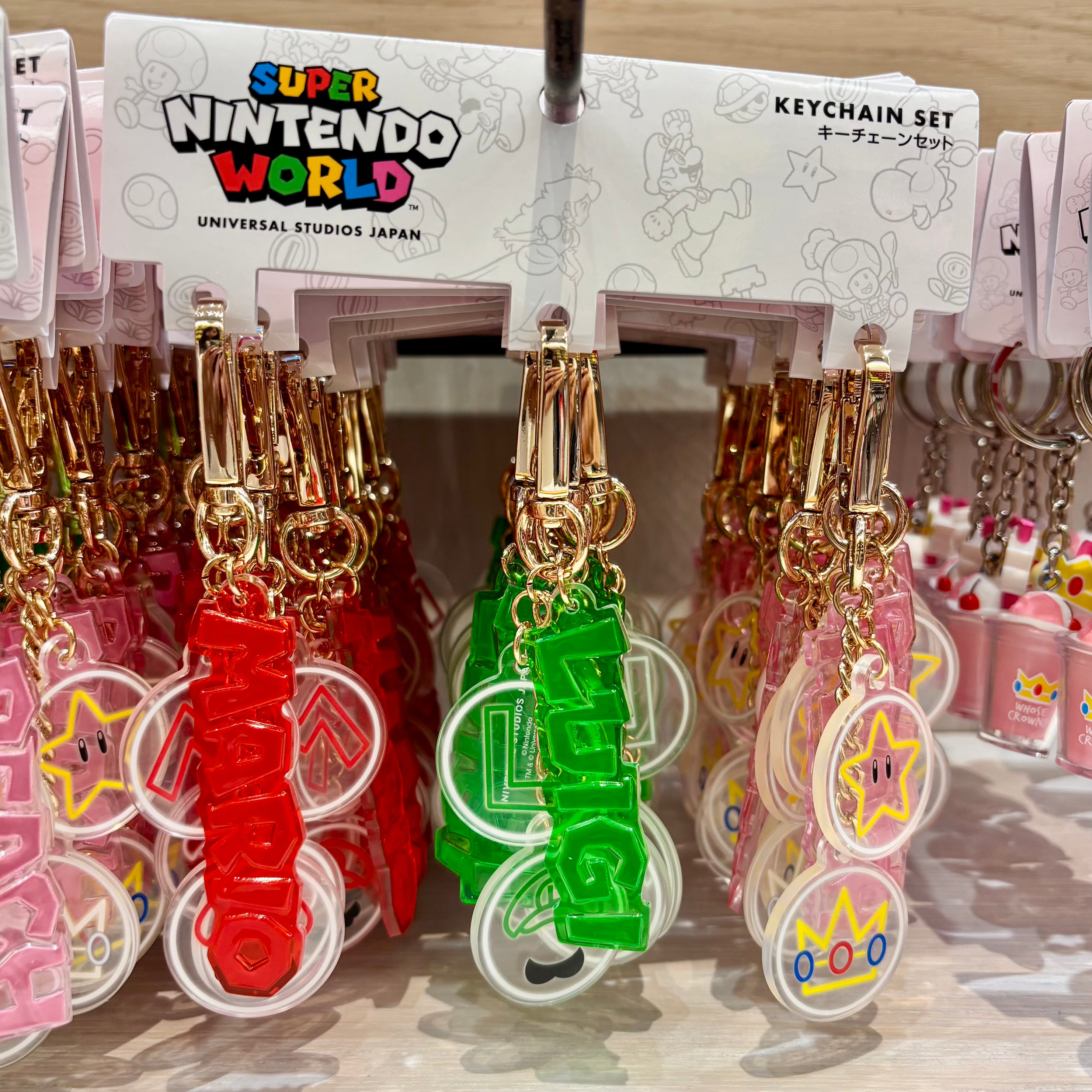 Mario x Luigi x Peach 鑰匙扣套裝