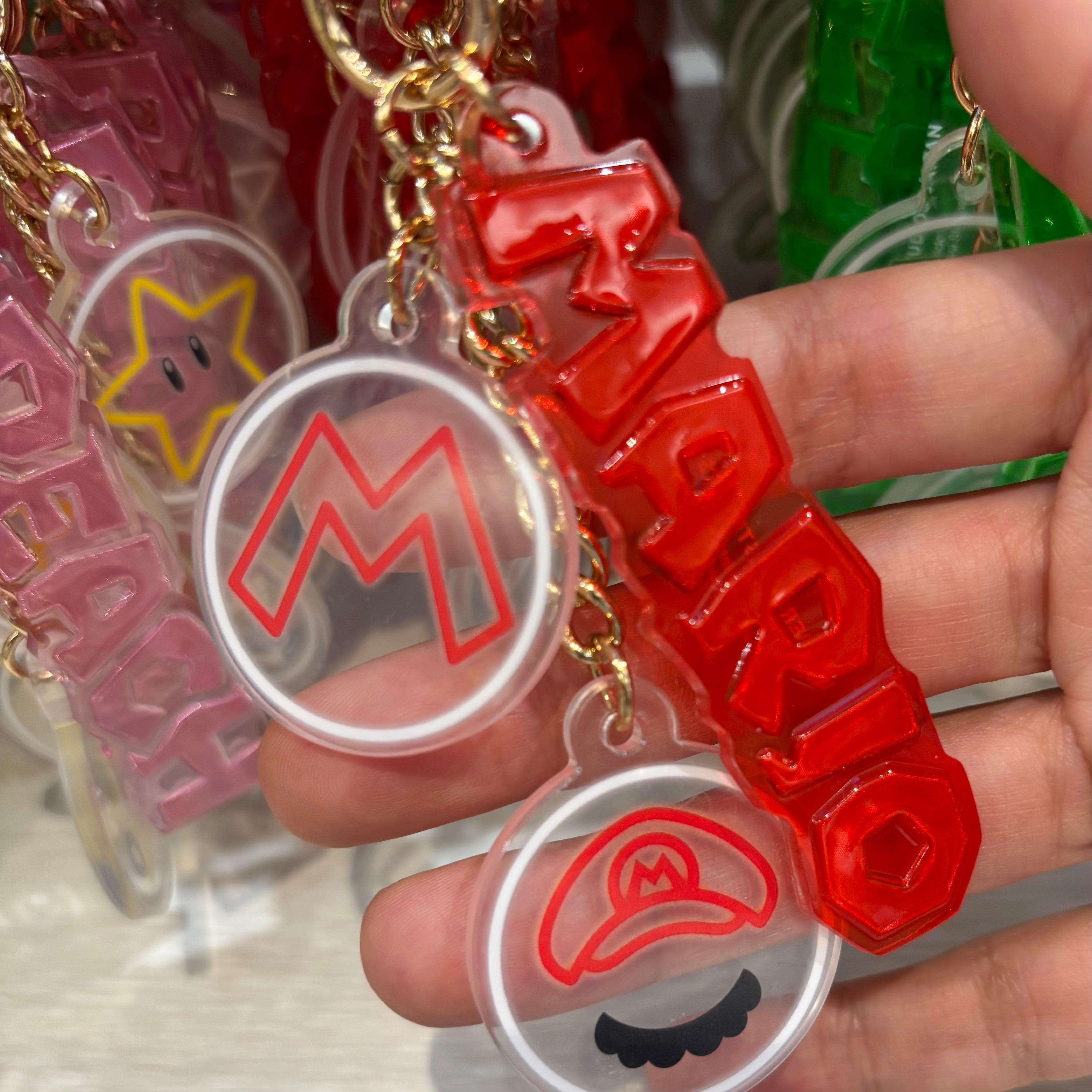 Mario x Luigi x Peach 鑰匙扣套裝