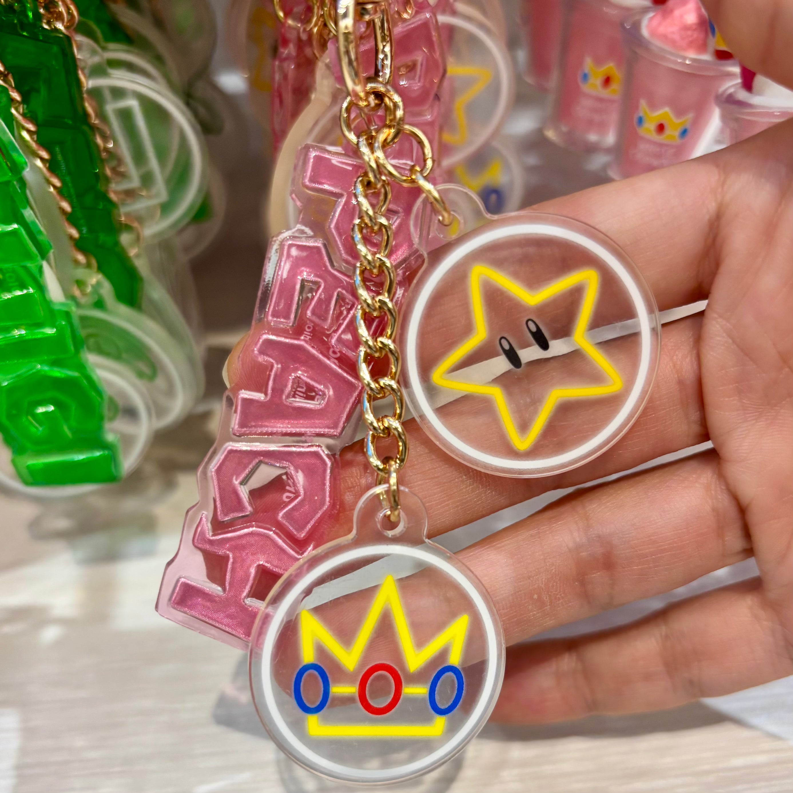 Mario x Luigi x Peach 鑰匙扣套裝