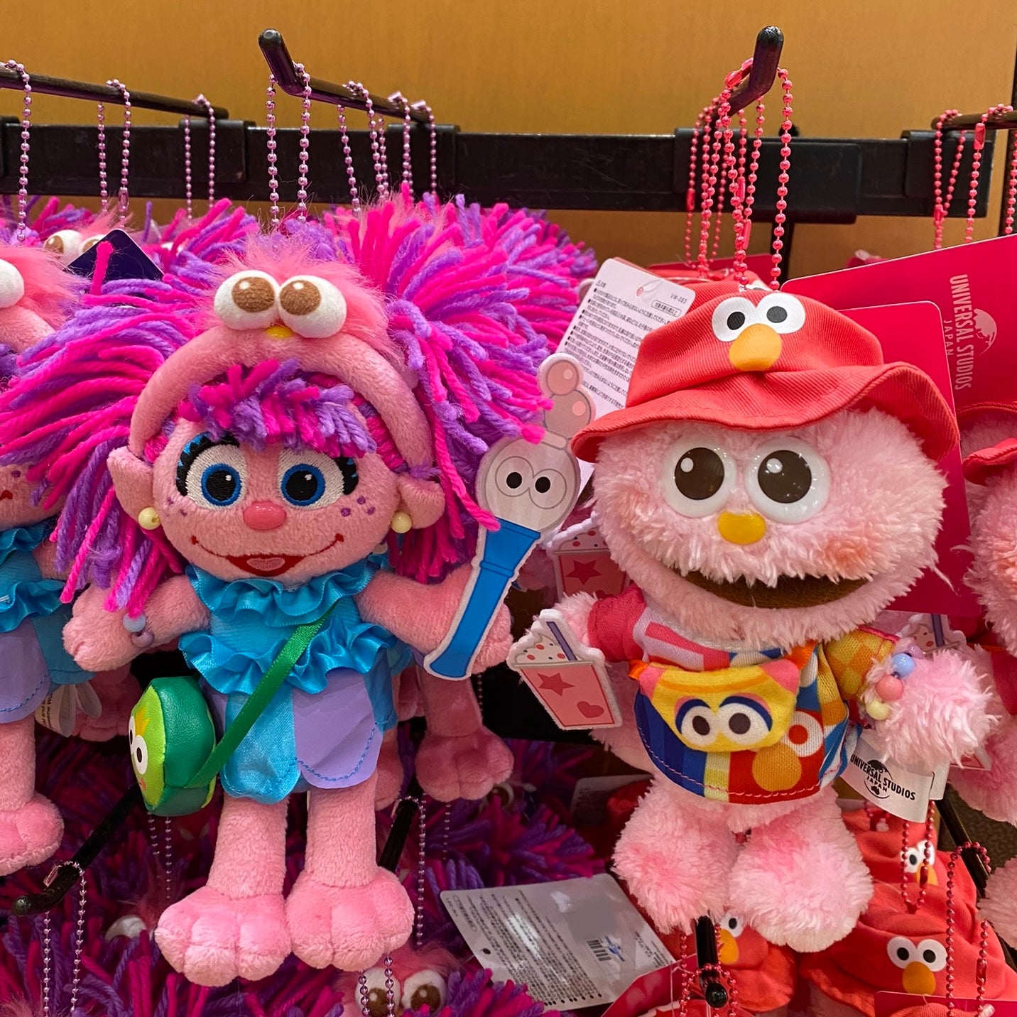 訂貨】USJ 芝麻街中Size 吊飾- Moppy / Abby