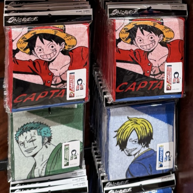 【訂貨】USJ ONE PIECE Premier Summer 2026 海賊王 - 角色掛頸毛巾