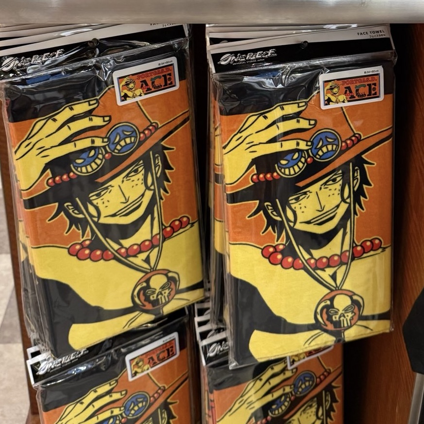 【訂貨】USJ ONE PIECE Premier Summer 2026 海賊王 - 艾斯 Ace 長毛巾