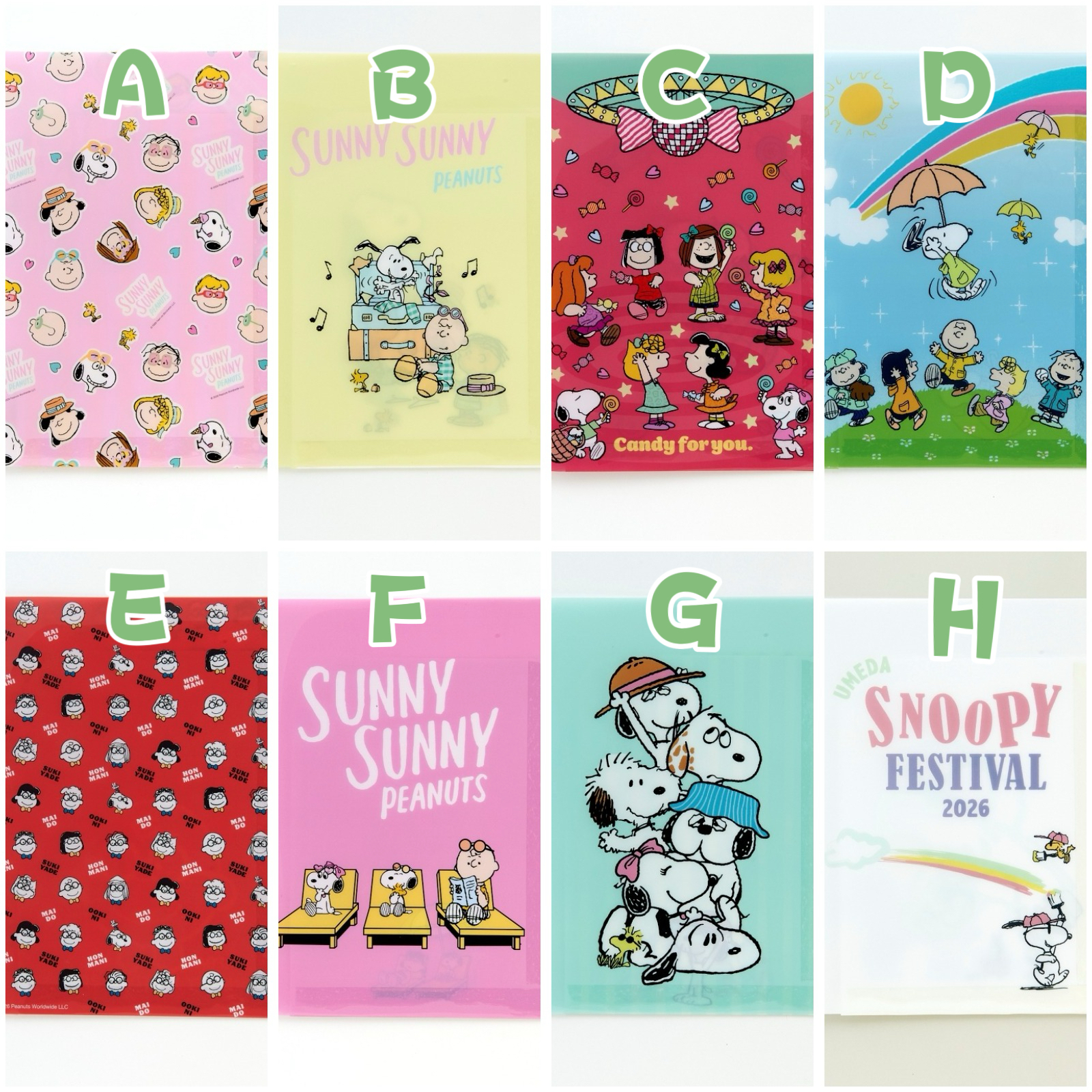 【預訂｜9月】Umeda Snoopy Fest. 2026 阪急展限定 - A5 File