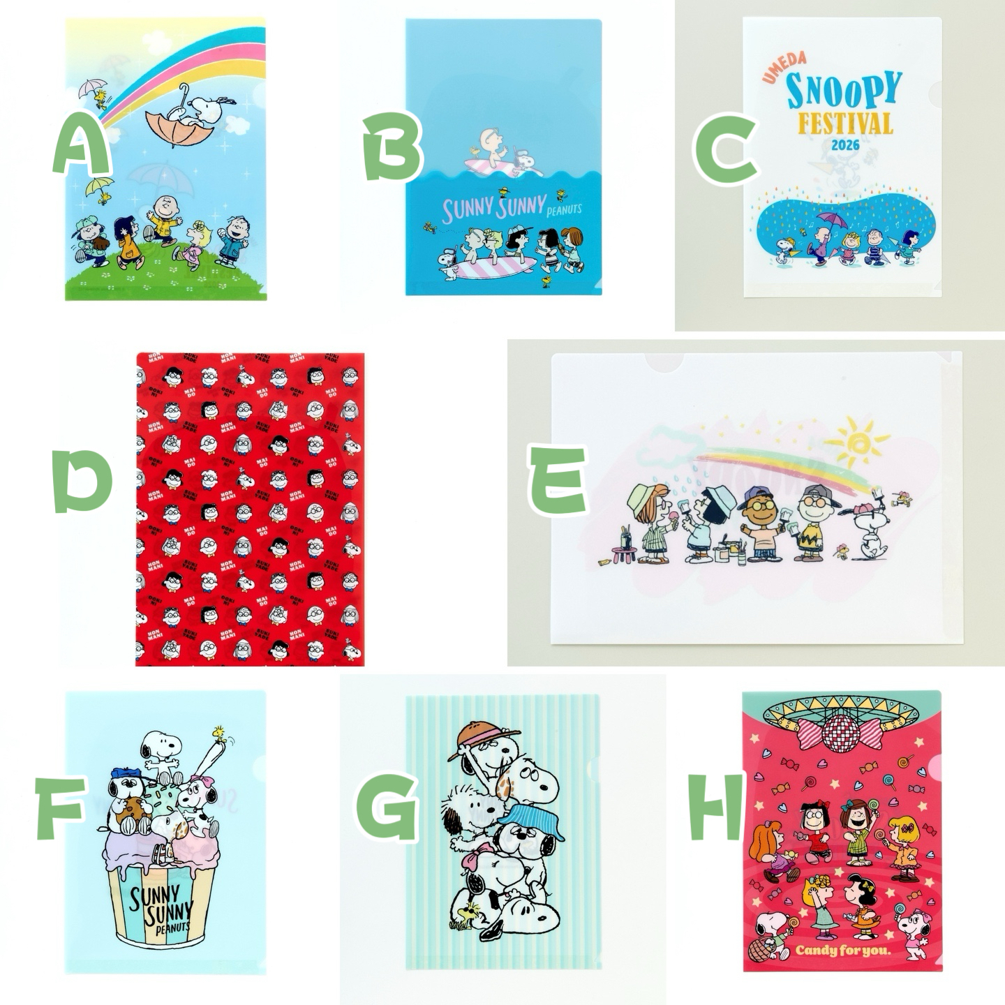 【預訂｜9月】Umeda Snoopy Fest. 2026 阪急展限定 - A4 File