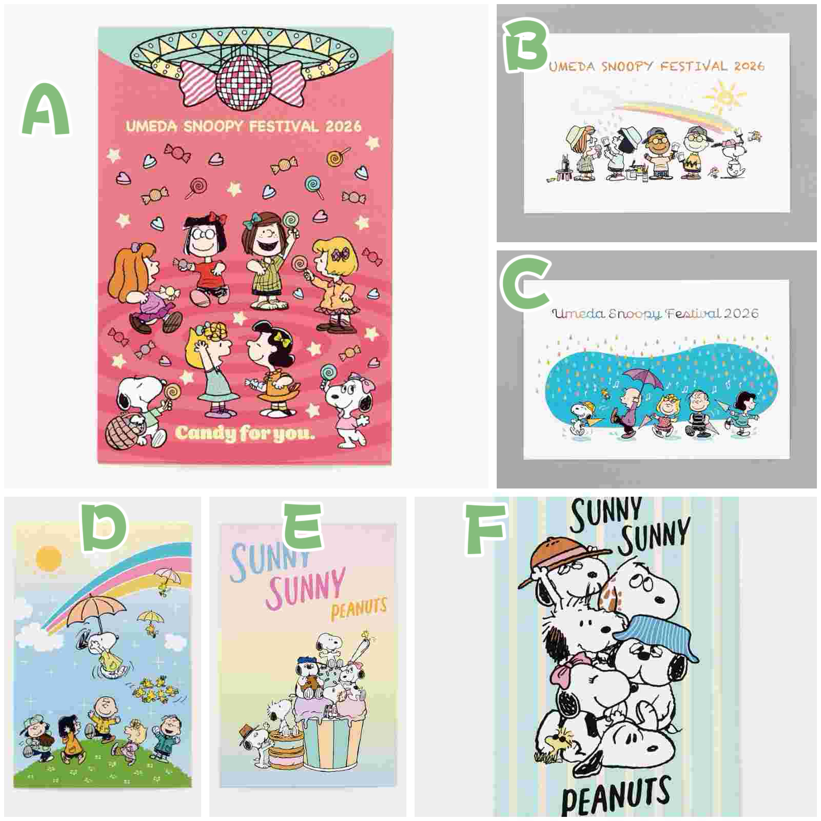 Umeda Snoopy Fest. 2026 Limited Edition - Postcard