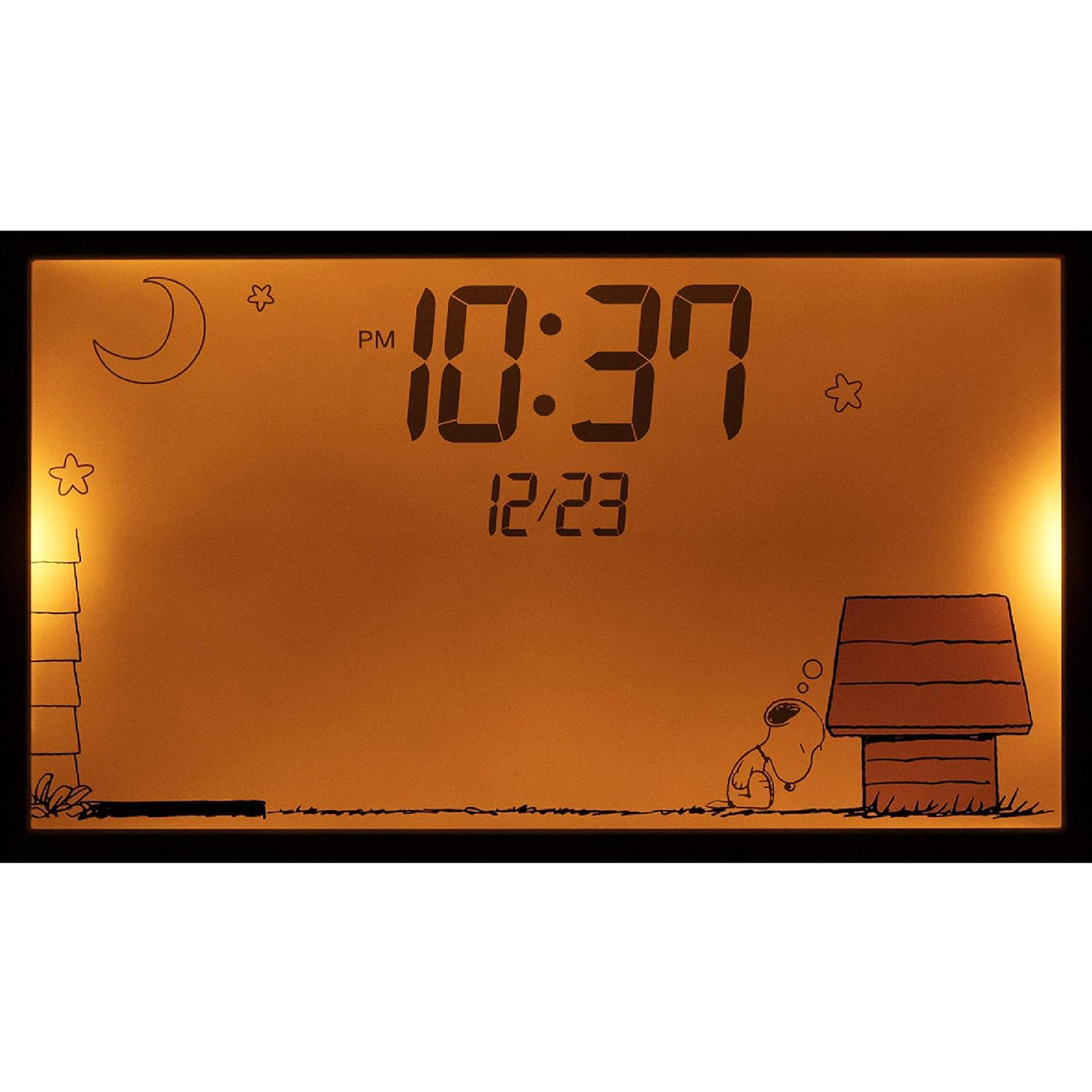 【訂貨】Snoopy x RHYTHM 座檯電子鬧鐘 電子鐘 時鐘