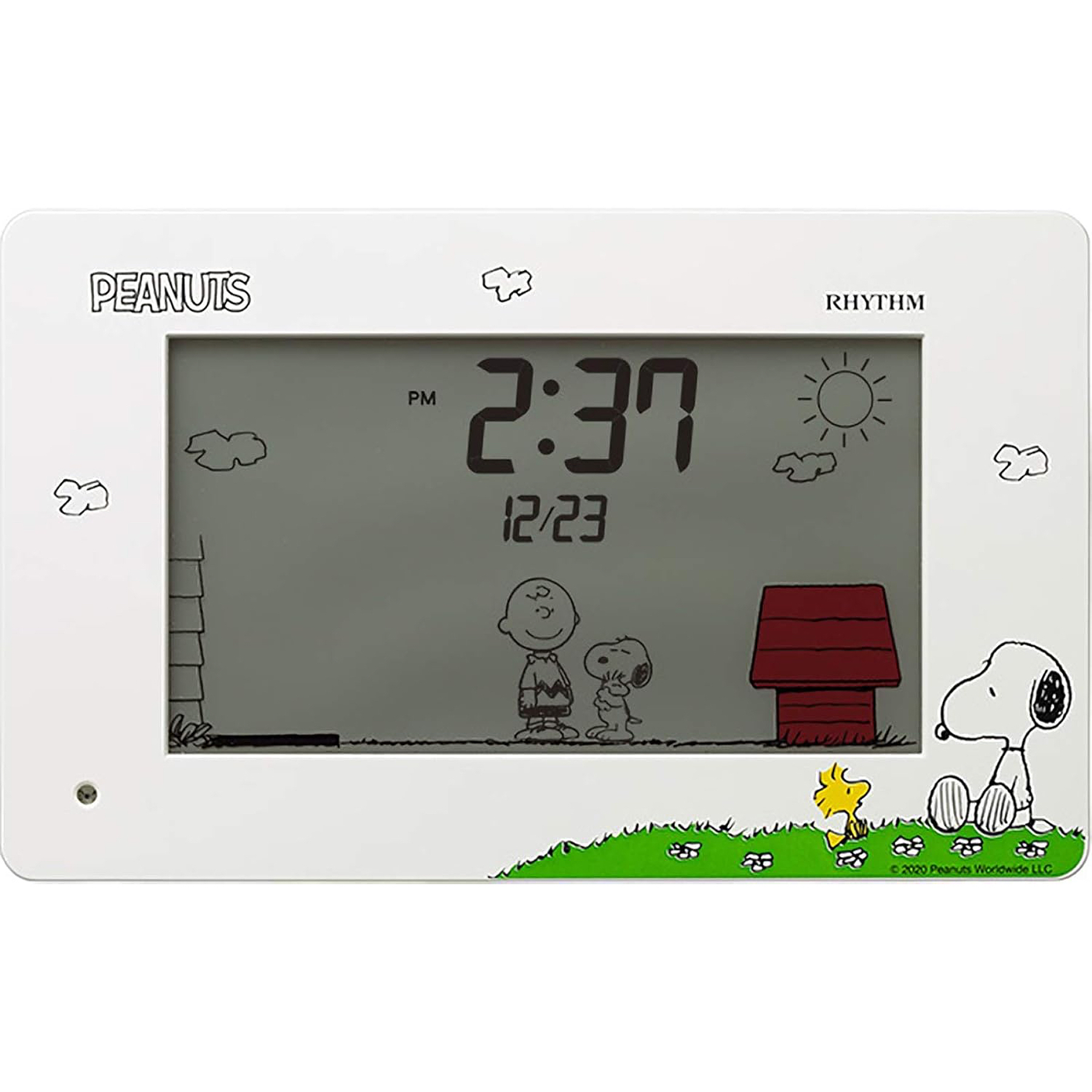 【訂貨】Snoopy x RHYTHM 座檯電子鬧鐘 電子鐘 時鐘