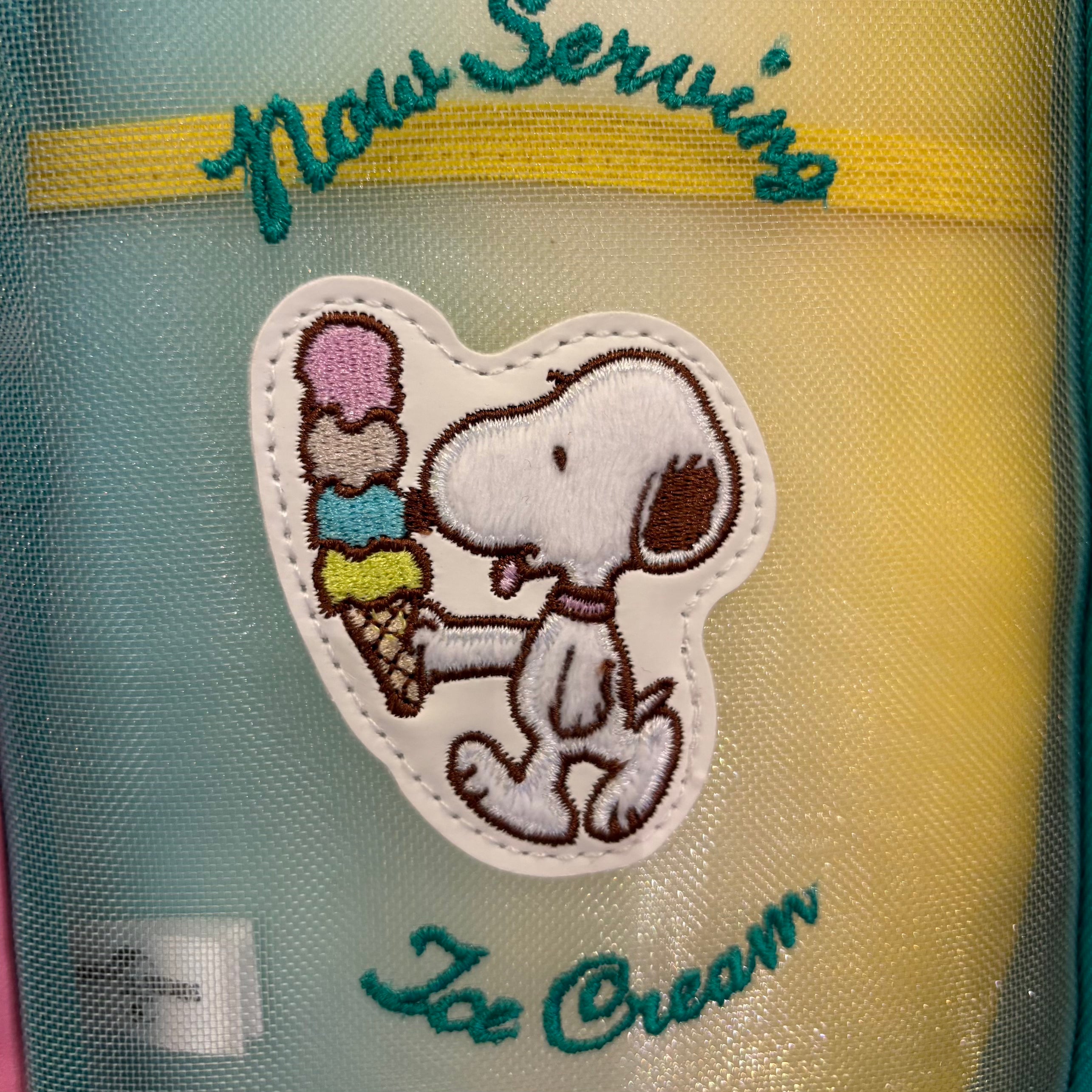 USJ Snoopy Now Serving Ice cream Gadget Case 多用途收納袋