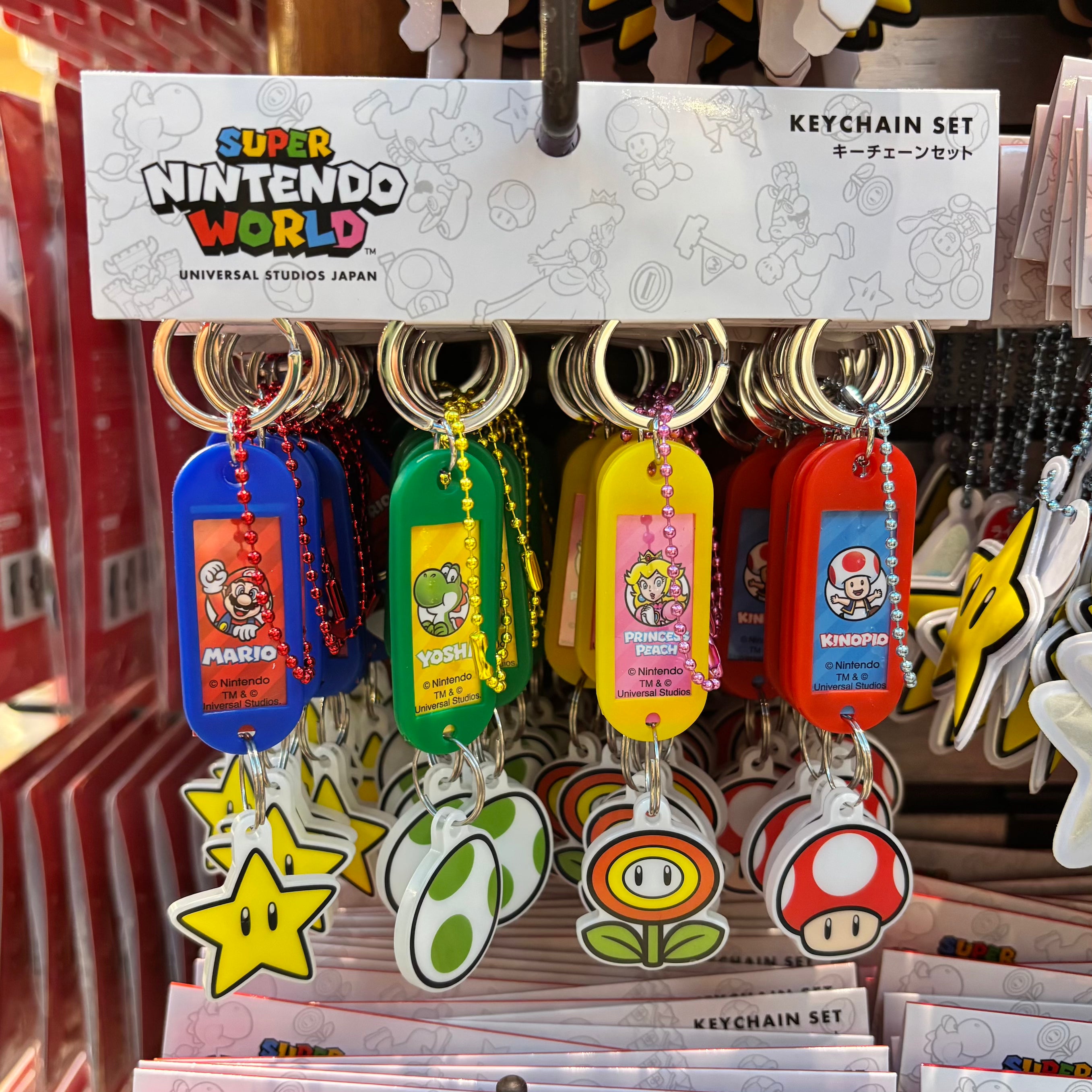 【訂貨】USJ Mario Kart - Tag Keychain Set