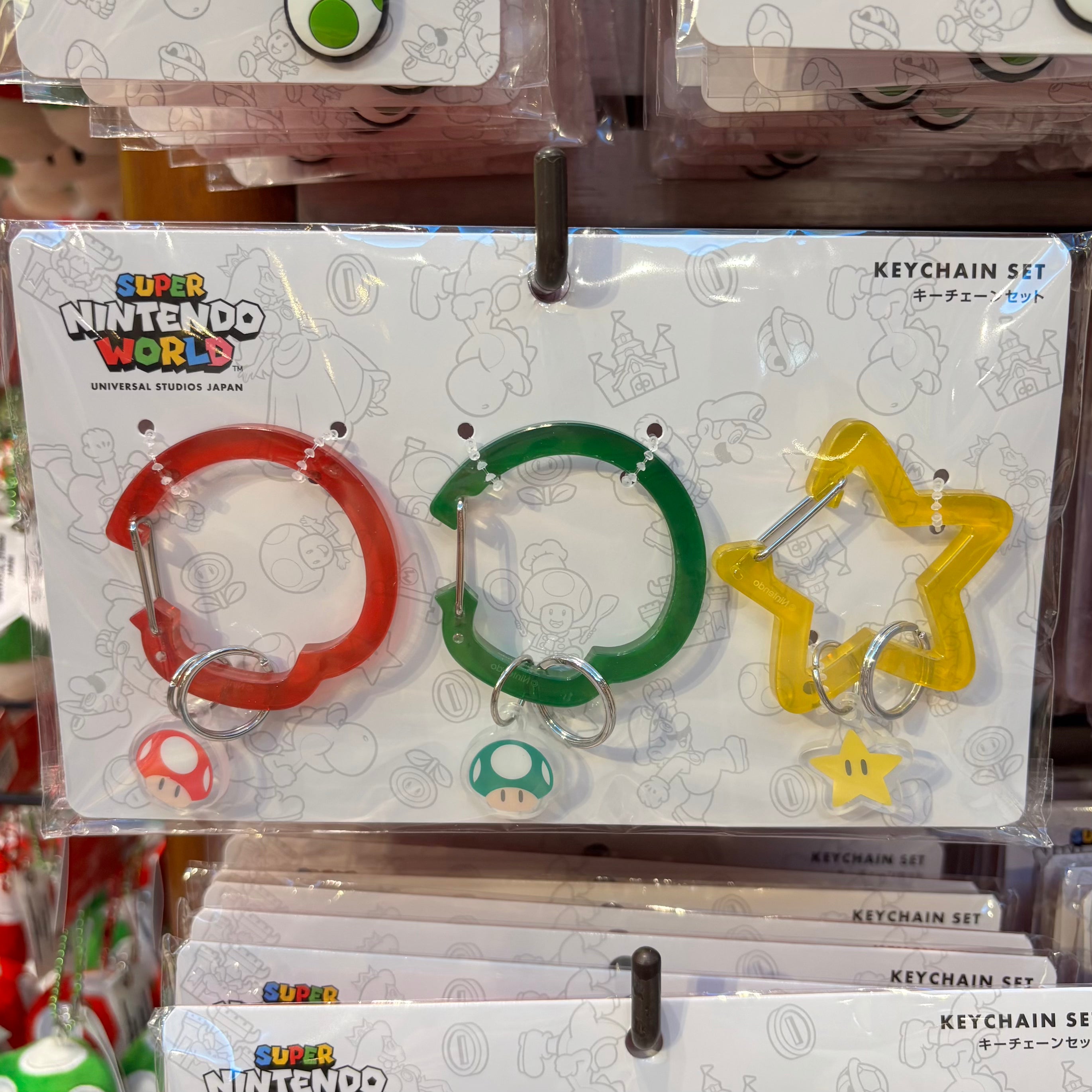 USJ Mario 任天堂世界 登山扣掛飾 鑰匙扣