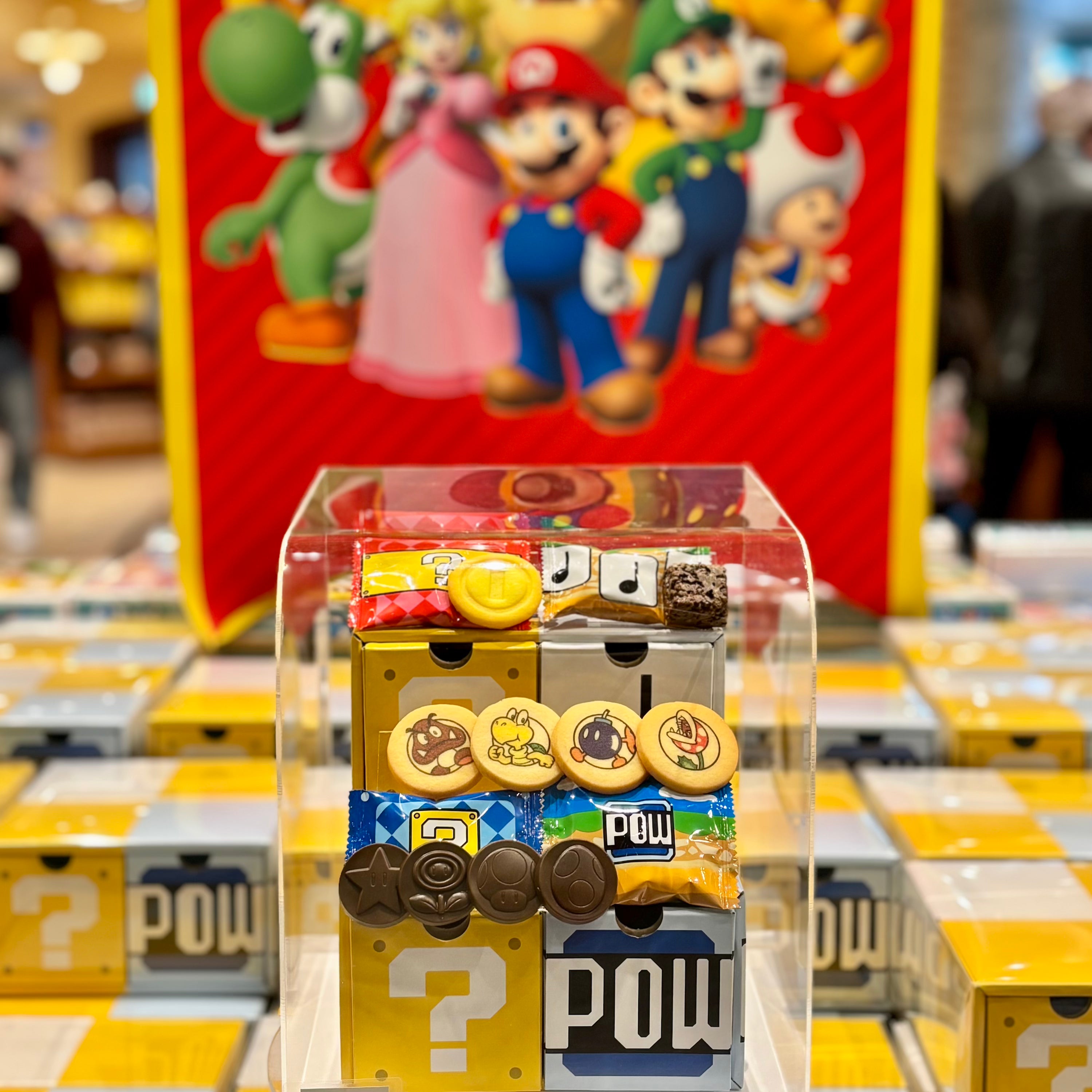 【訂貨】USJ Mario 小櫃桶雜錦零食盒