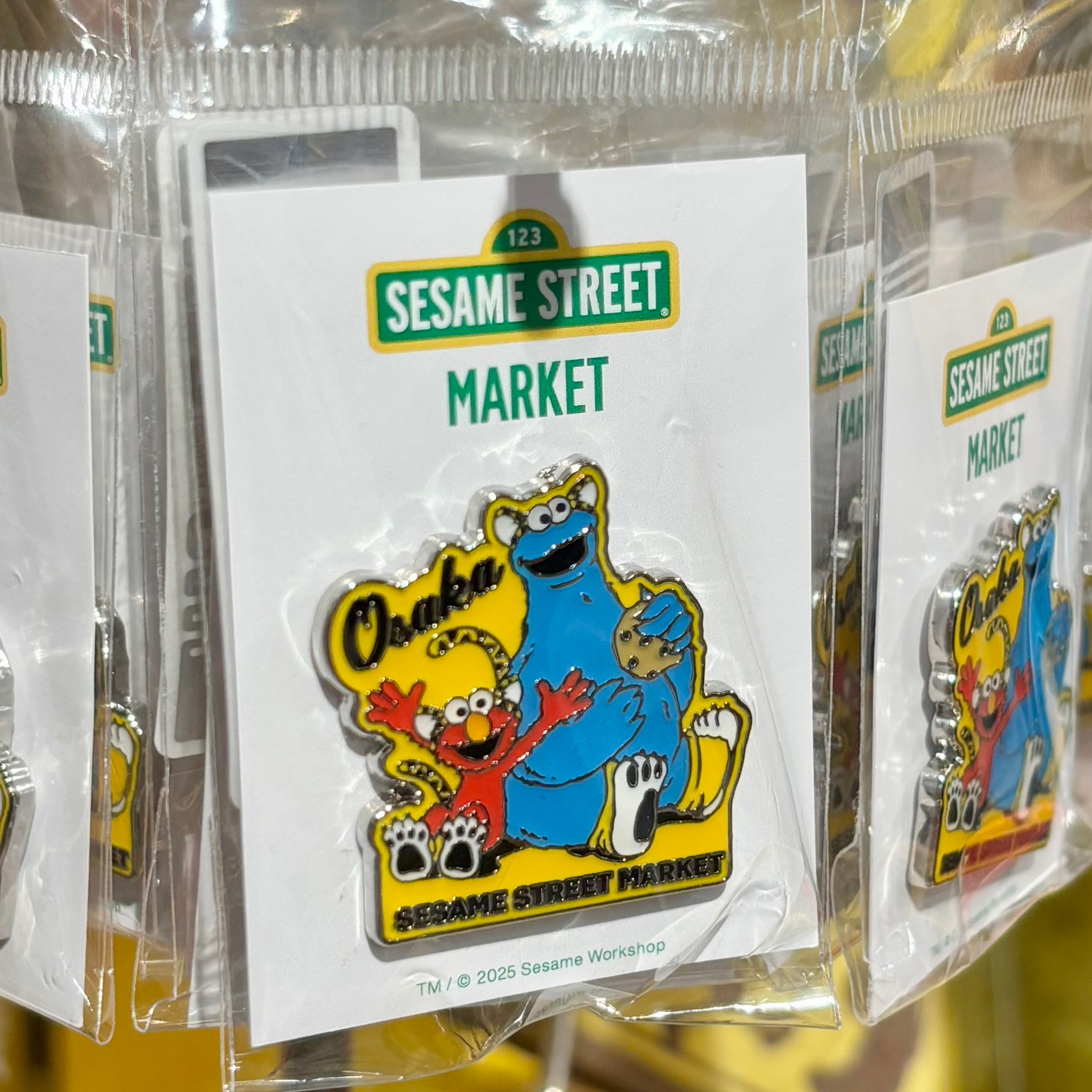 【訂貨】Sesame Street Osaka Hanshin Limited 大阪阪神店限定 襟章