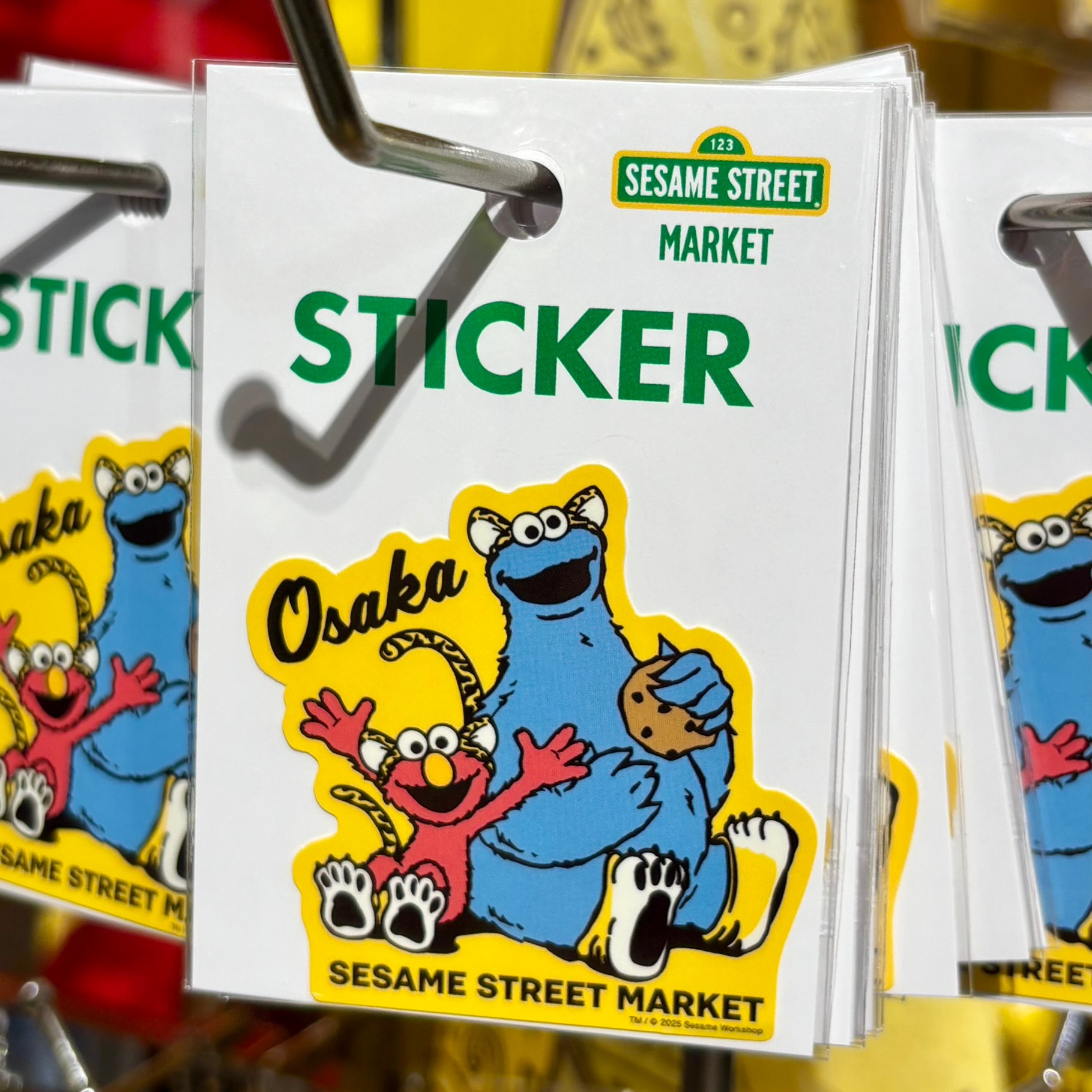 【訂貨】Sesame Street Market Osaka Hanshin Limited 大阪阪神店限定 貼紙