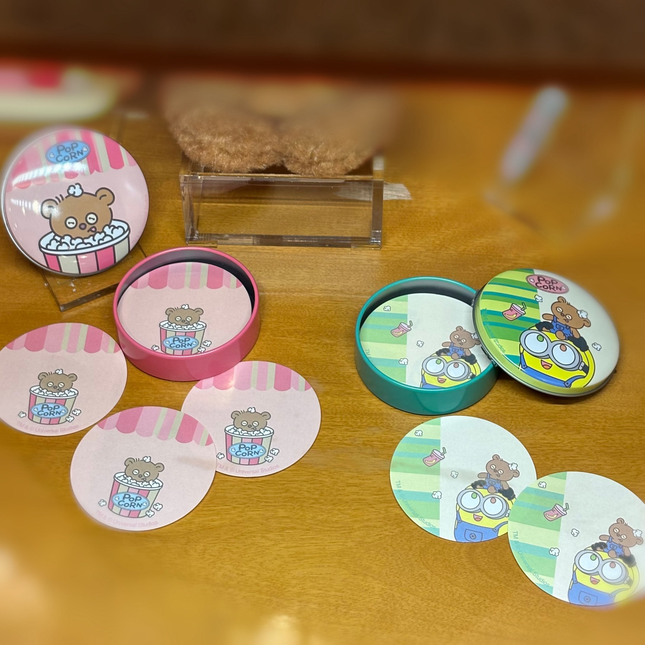 USJ Minions Bob & Tim 圓罐 Memo