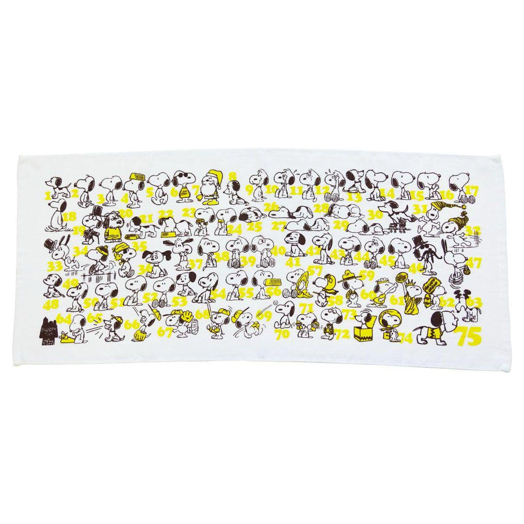 PEANUTS 75周年 長面巾