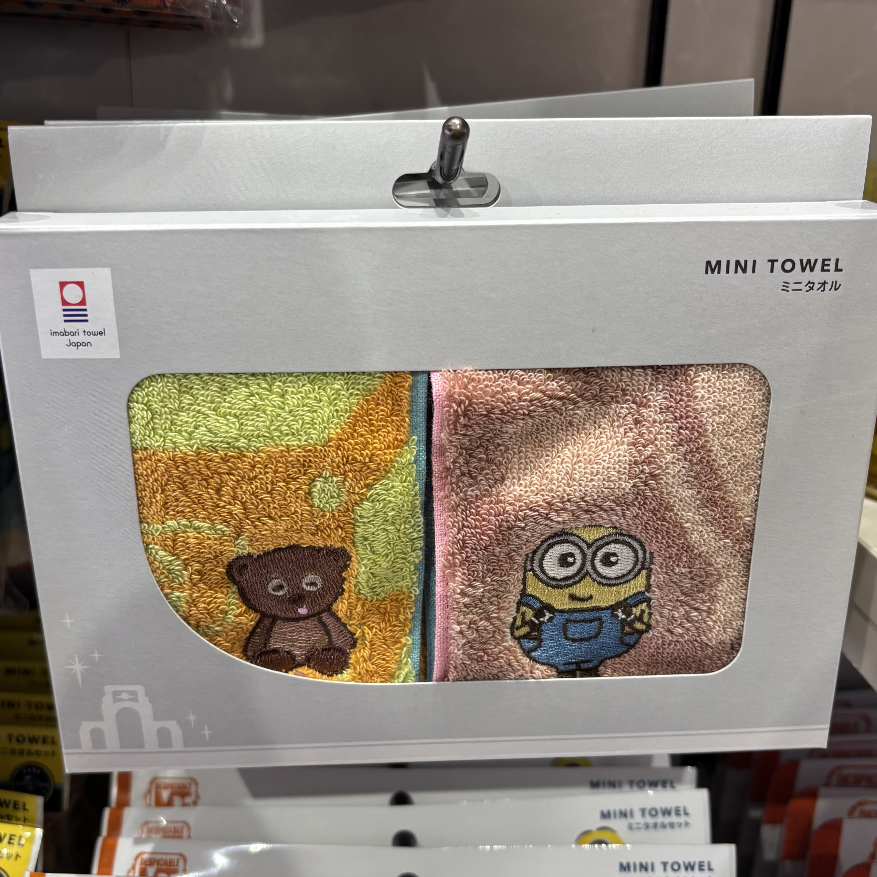 【訂貨】USJ Minions Bob & Tim 日本今治毛巾套裝 2pcs