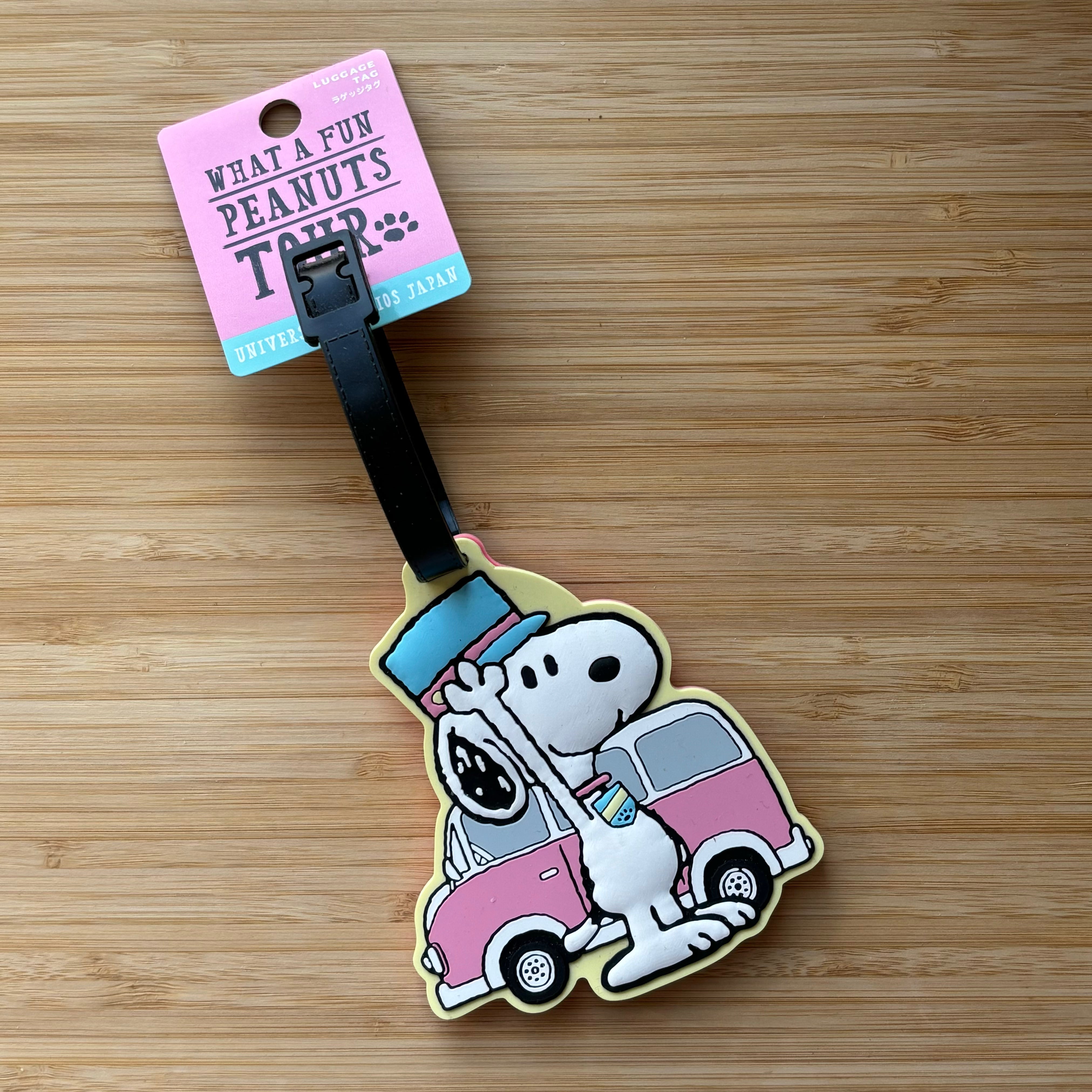 USJ Snoopy What A Fun Peanuts Tour 行李牌