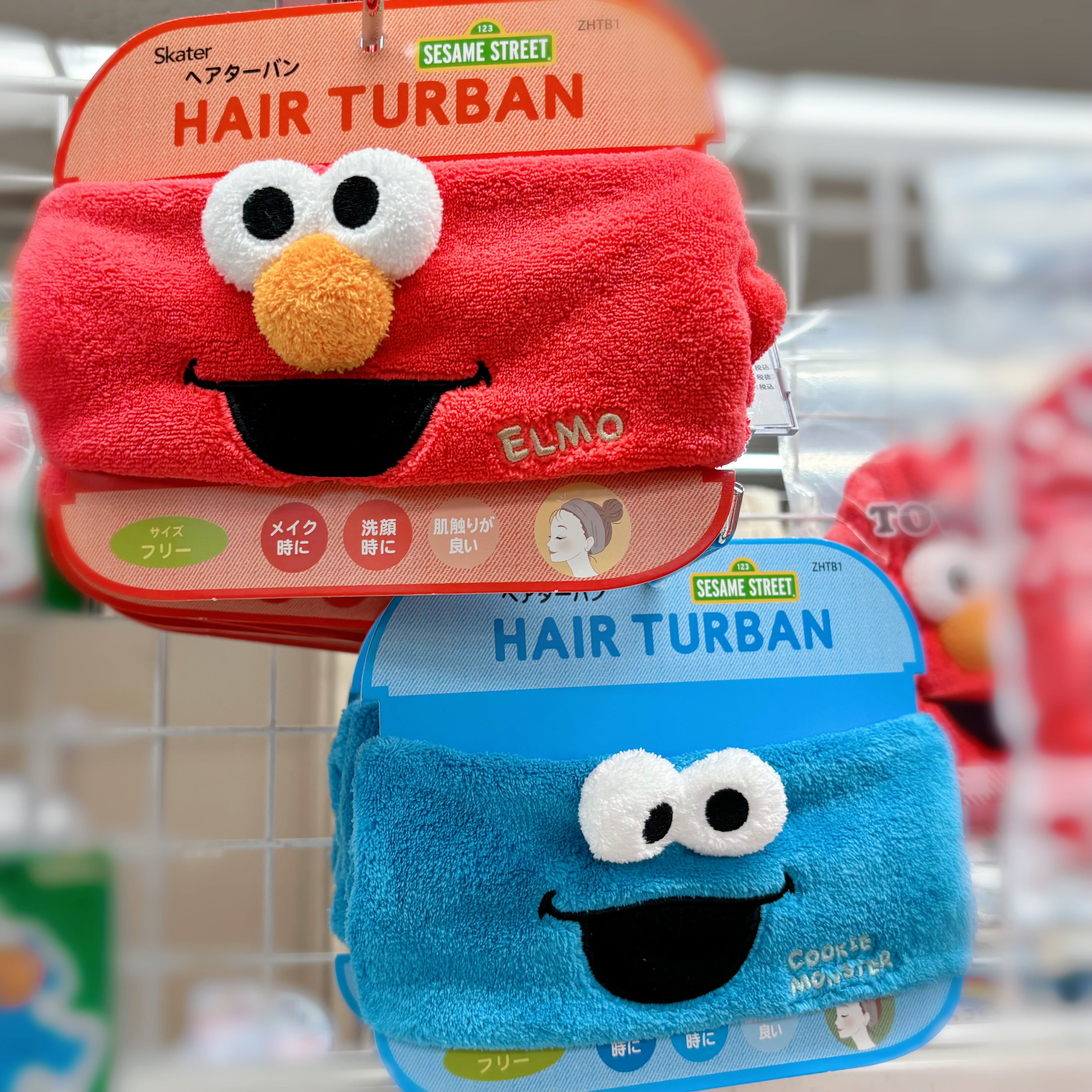 芝麻街 Elmo Cookie Monster 髮箍 髮帶