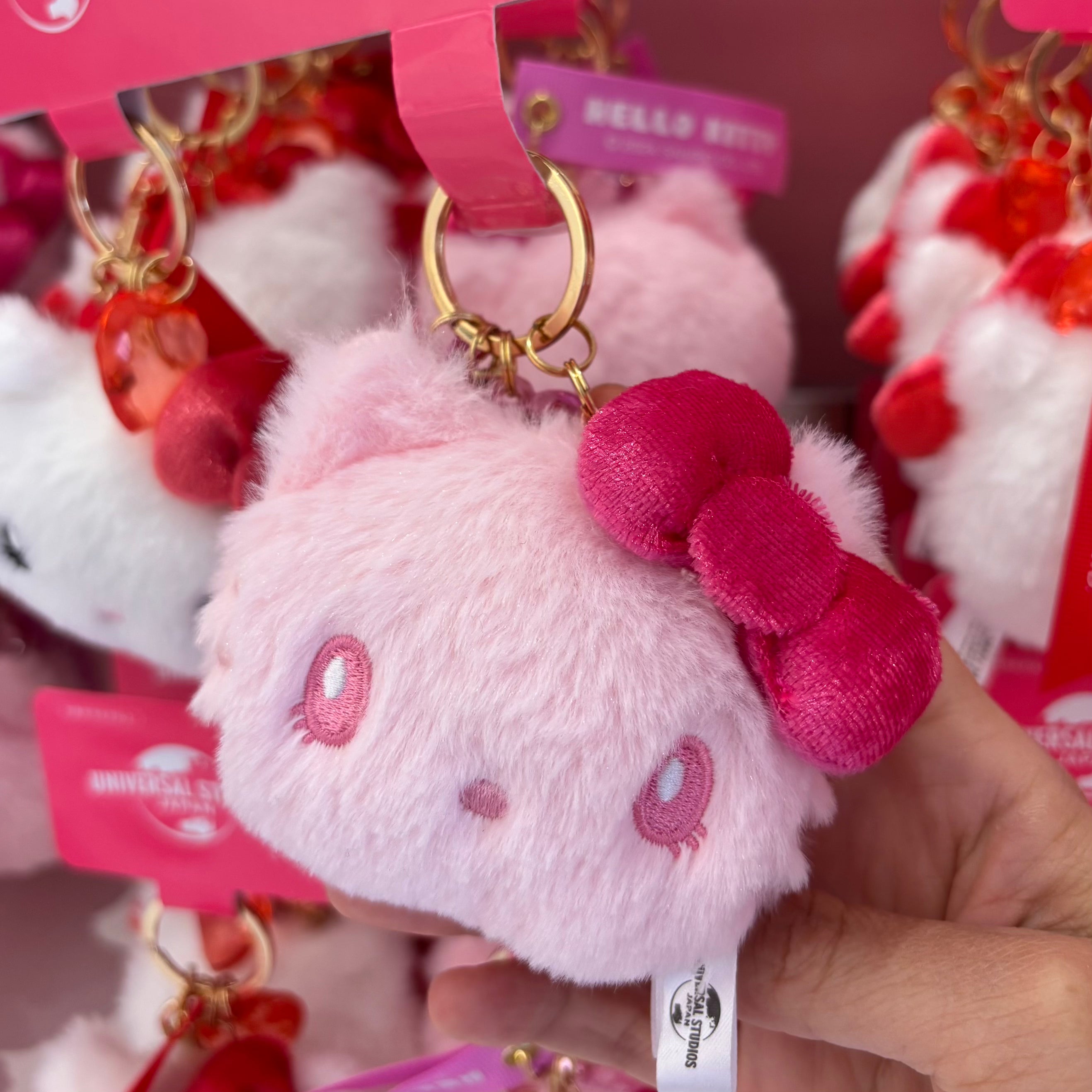 【訂貨】USJ Hello Kitty 大頭鑰匙扣 Keychain Set