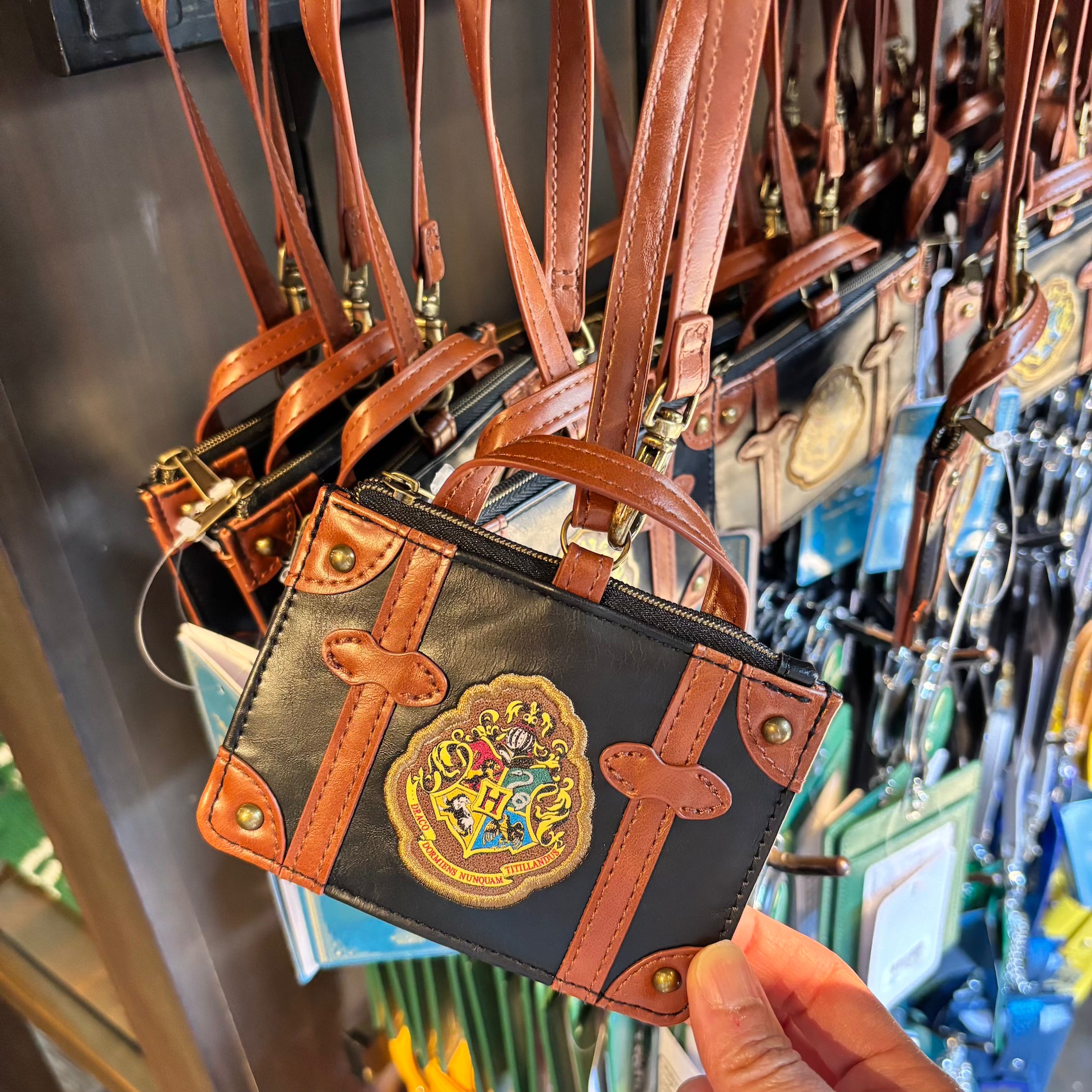 USJ 哈利波特 手提行李箱 卡套 證件套