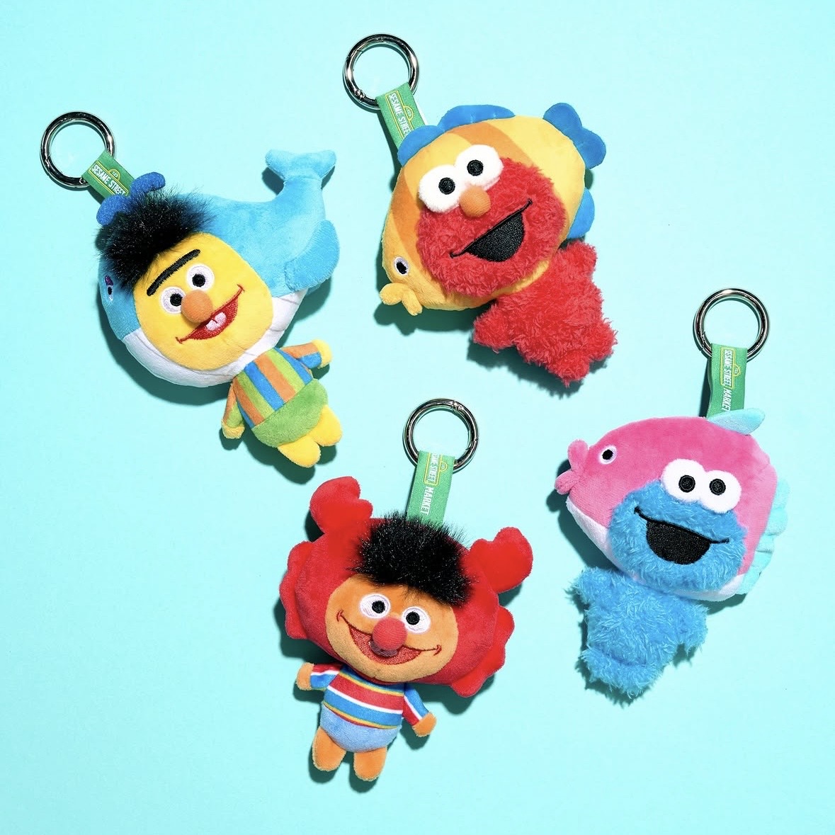 【預訂｜9月】Sesame Street Market ENJOY SUMMER - 公仔掛飾