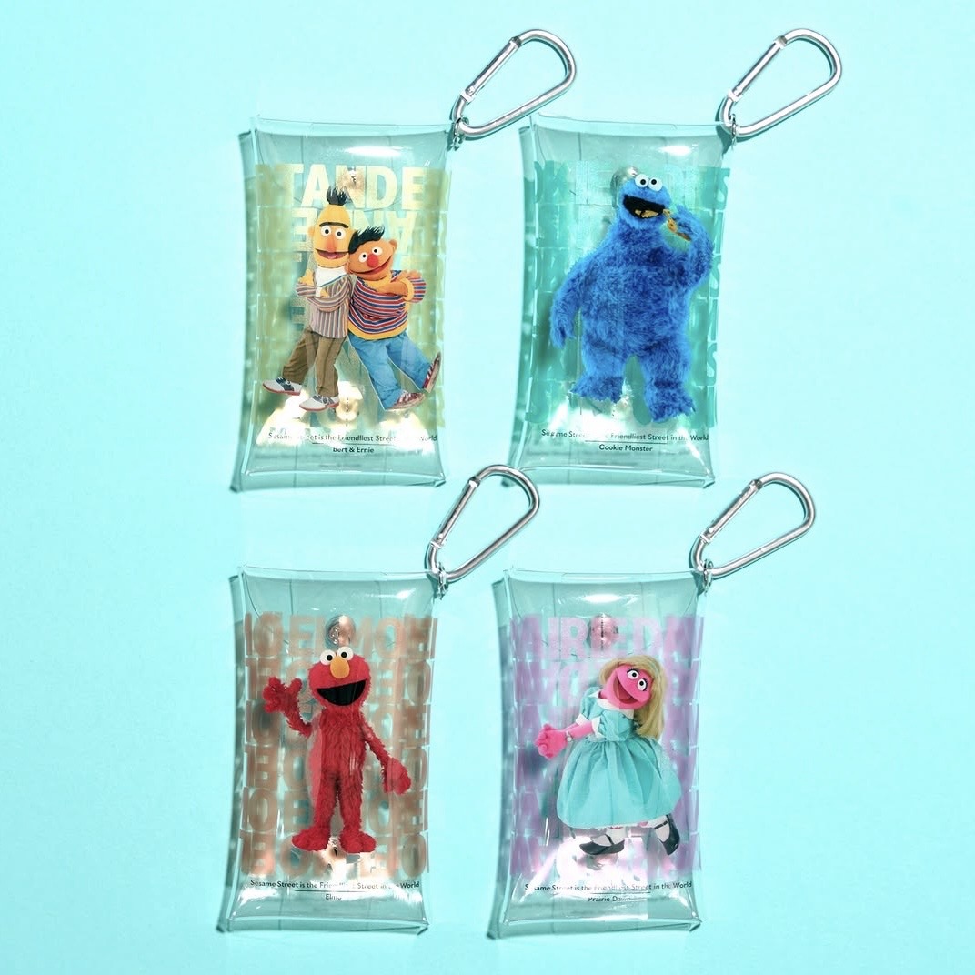【預訂｜9月】Sesame Street Market ENJOY SUMMER - 透明小包掛飾