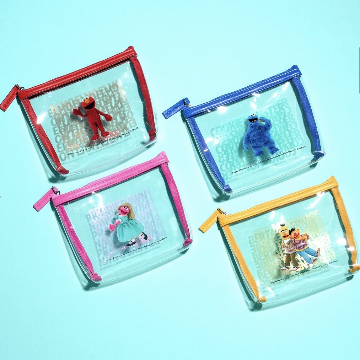 【預訂｜9月】Sesame Street Market ENJOY SUMMER - 透明收納袋