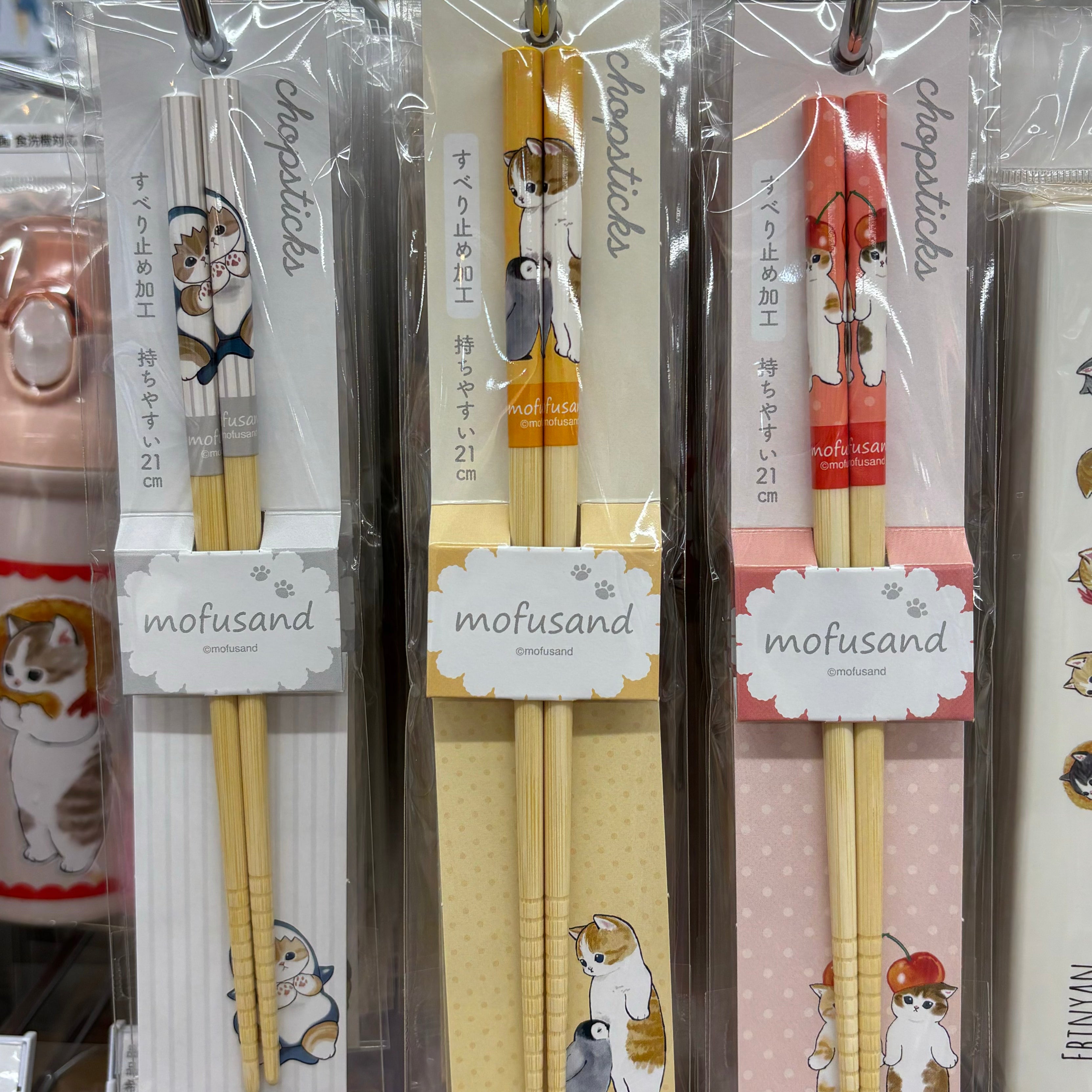 Mofusand 日式竹筷 日本製筷子