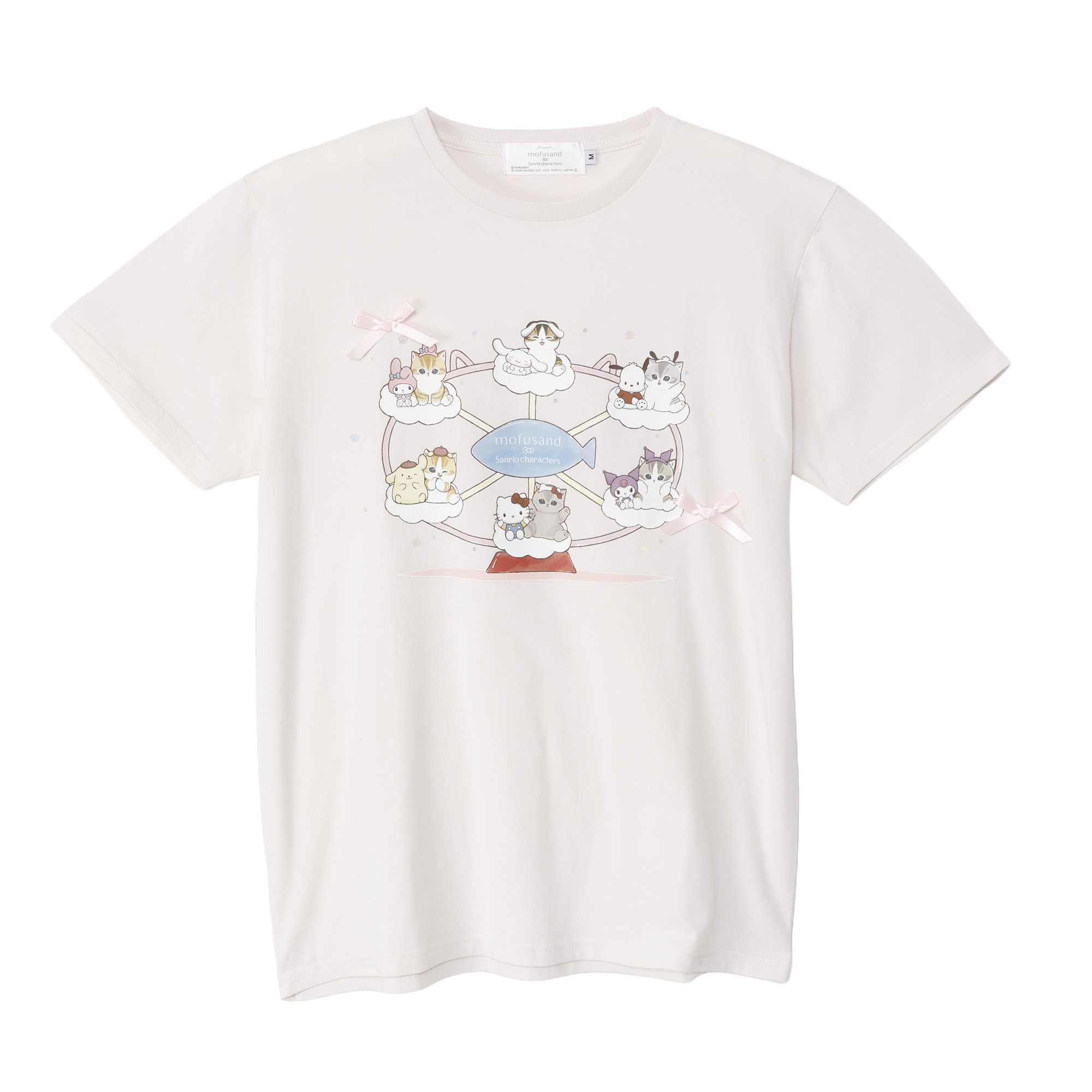 【預訂｜5月】Mofusand x Sanrio 聯乘系列 第三彈 - Tshirt