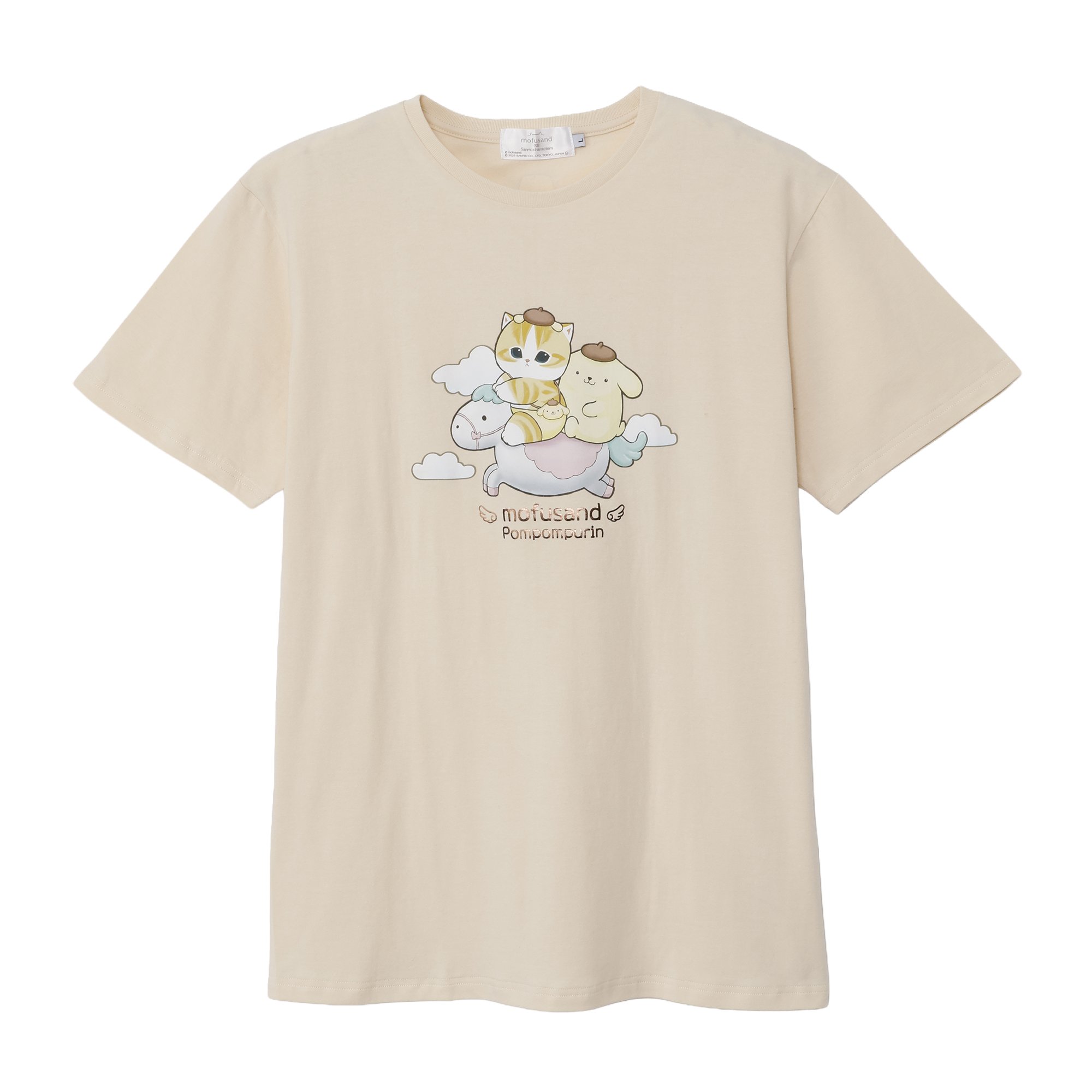 【預訂｜5月】Mofusand x Sanrio 聯乘系列 第三彈 - Tshirt