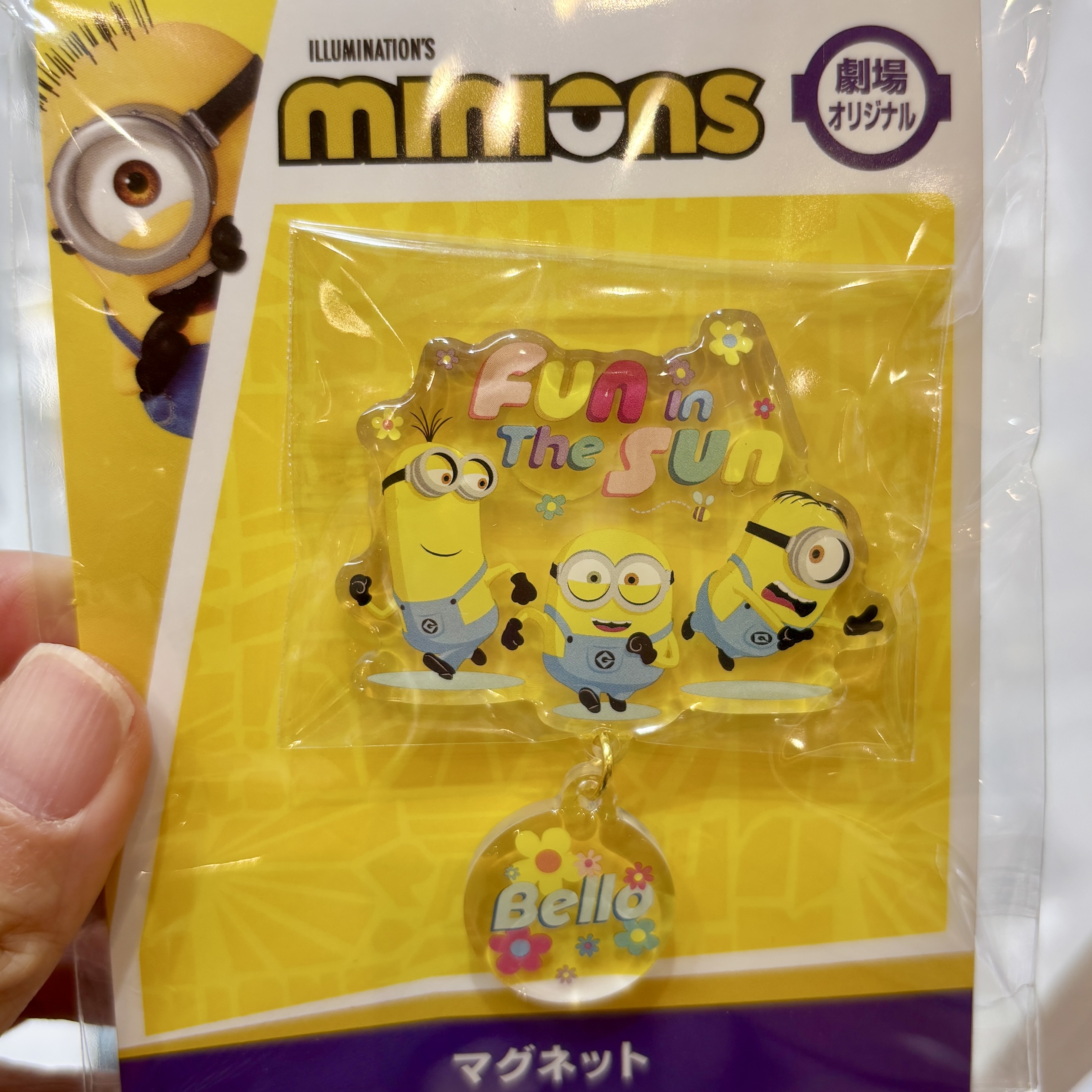 【訂貨】Minions & Monsters 劇場限定商品 - 磁石 磁鐵貼（Fun is the Sun）