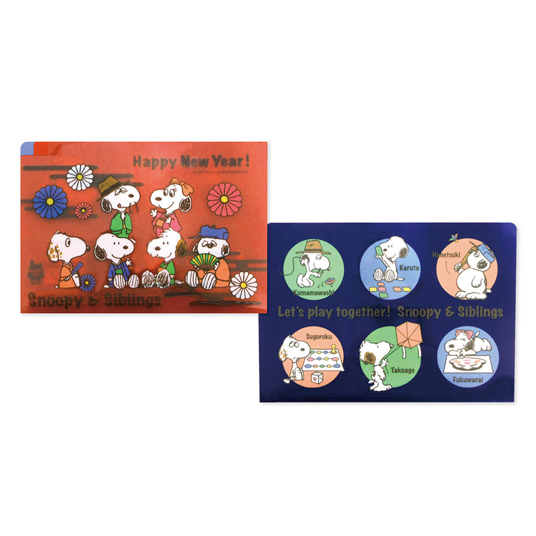 【訂貨】Snoopy Town 兄弟新年系列「Happy New Year」- A5 File