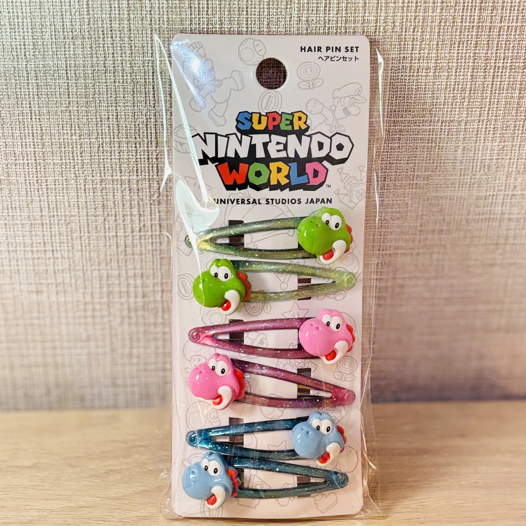 【訂貨】USJ 任天堂世界 耀西 Yoshi 髮夾套裝