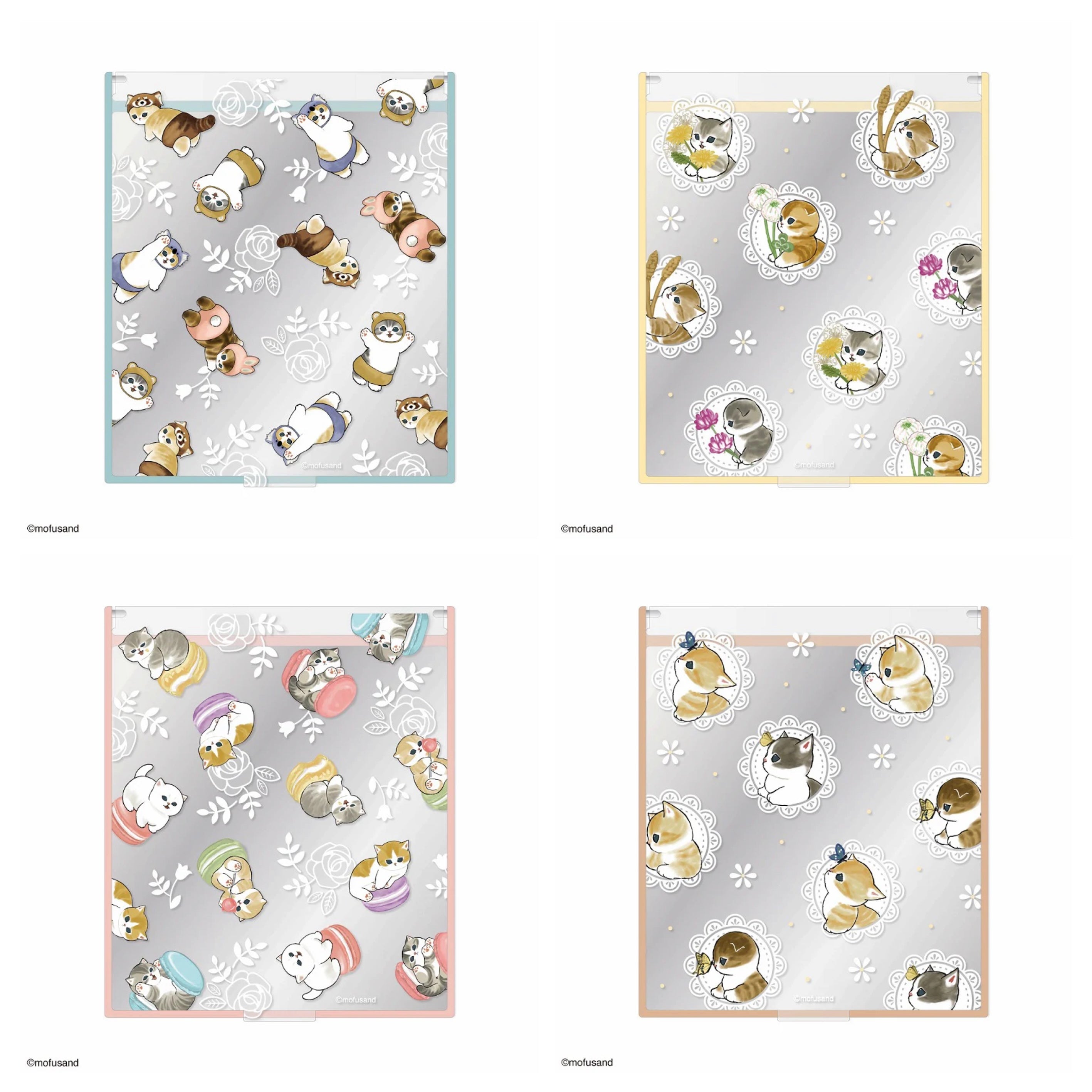 Mofusand 方形摺鏡 便攜鏡