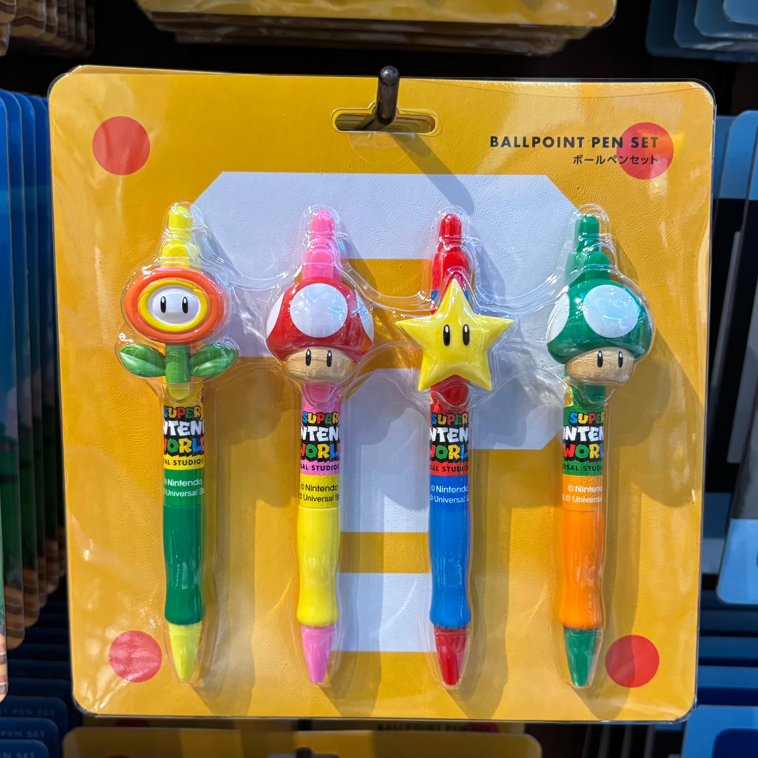 USJ Mario 多角色原子筆 4支套裝