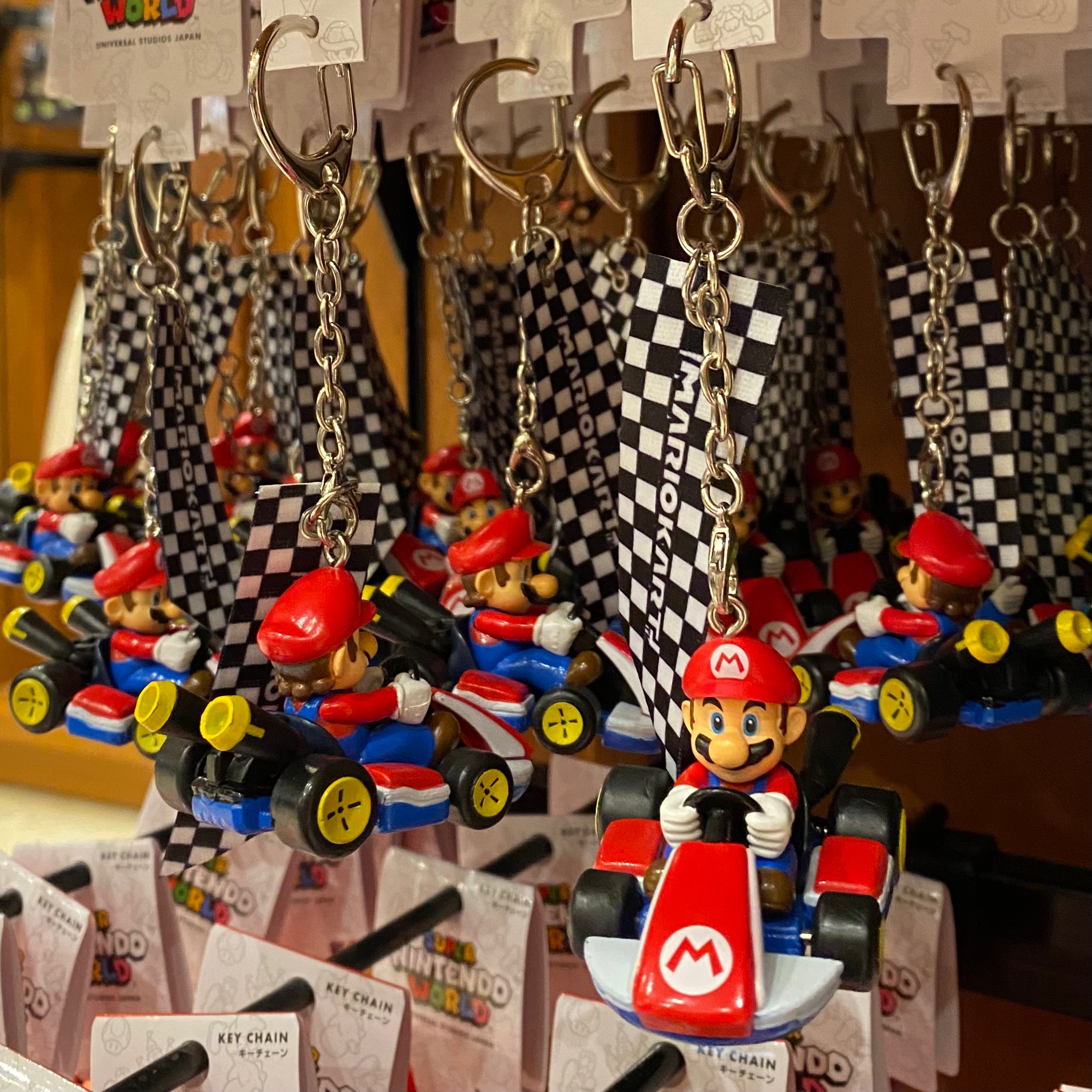 USJ Mario Kart 立體 Keychain - Mario