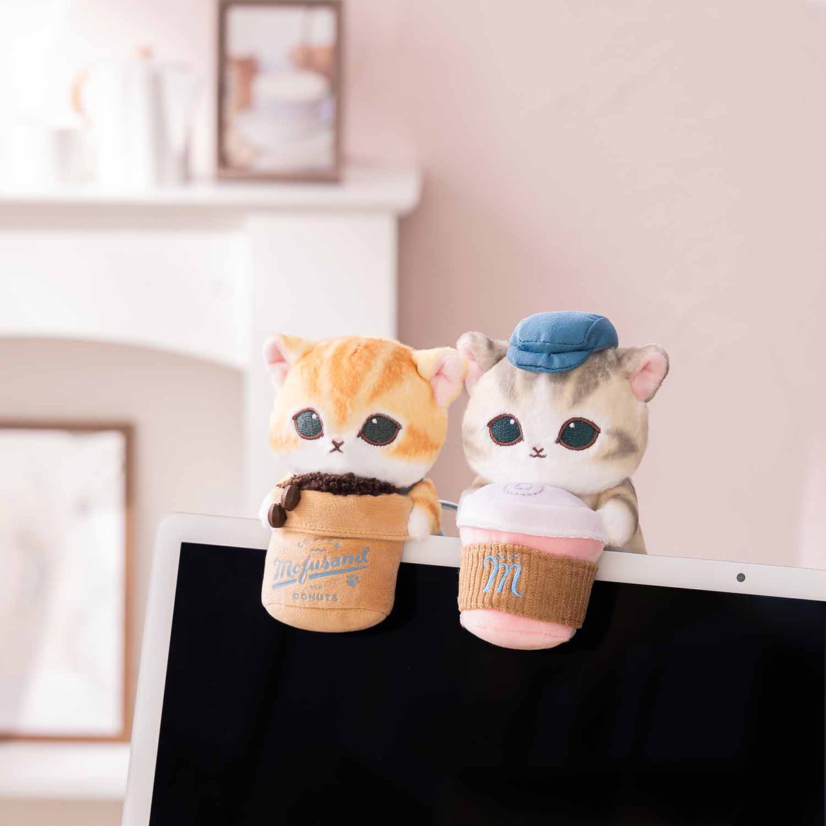 【訂貨】Mofusand COFFEE AND DONUTS Desktop Mascot 電腦螢幕公仔