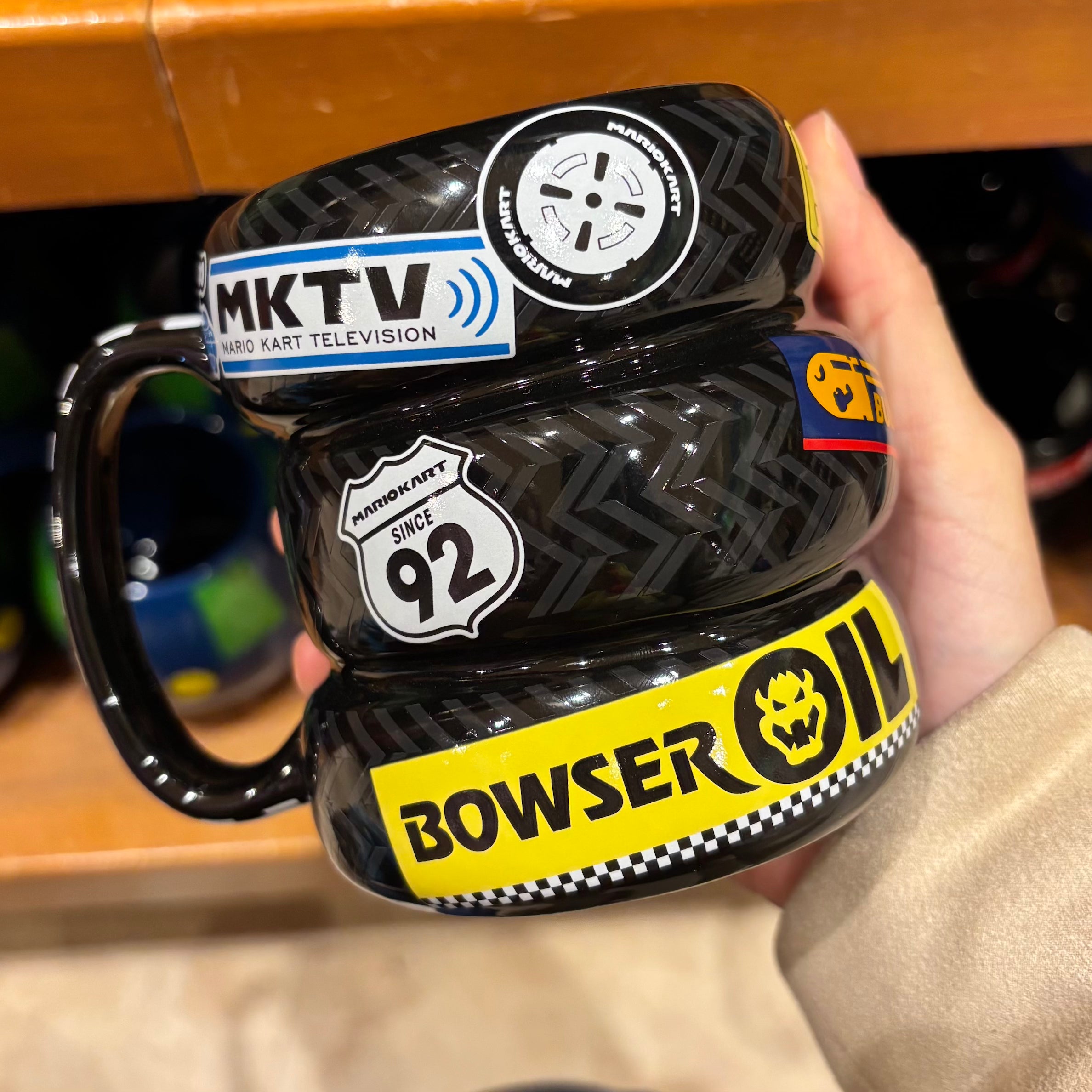 USJ Mario Kart 陶瓷水杯 (黑)