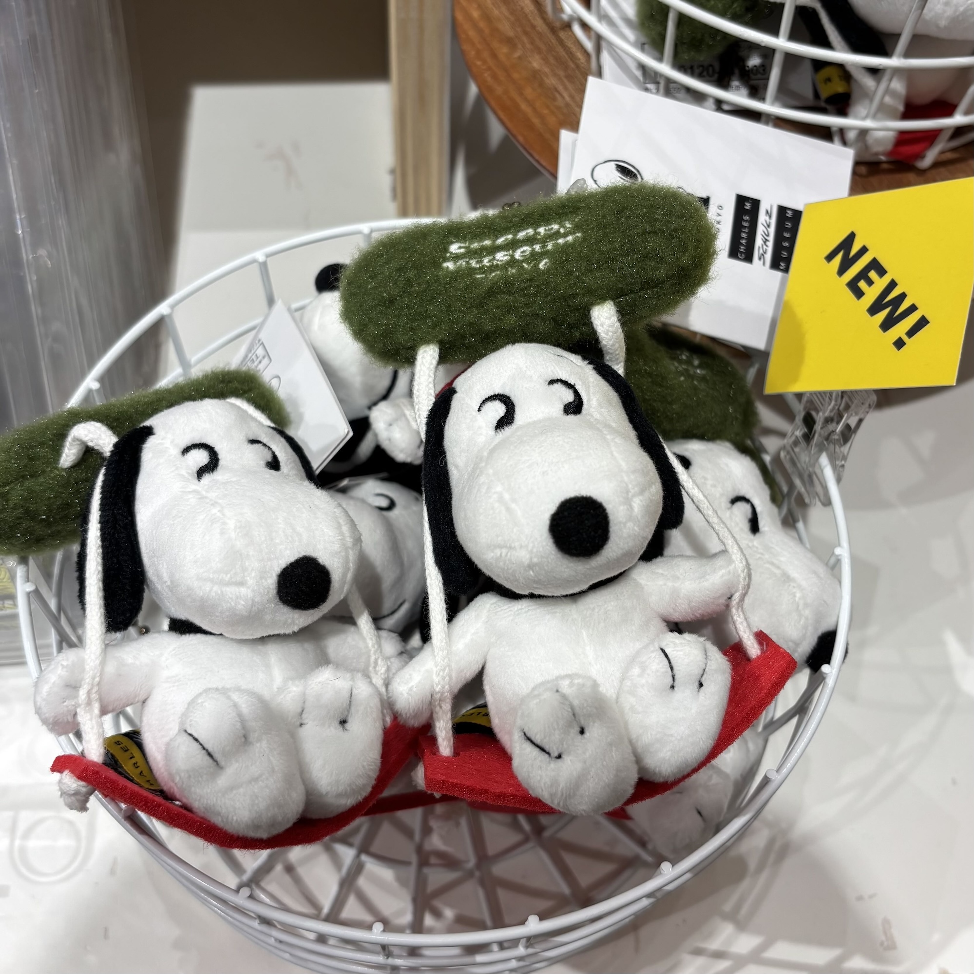 【訂貨】Snoopy Museum 東京史努比博物館 - Snoopy 盪鞦韆公仔掛飾
