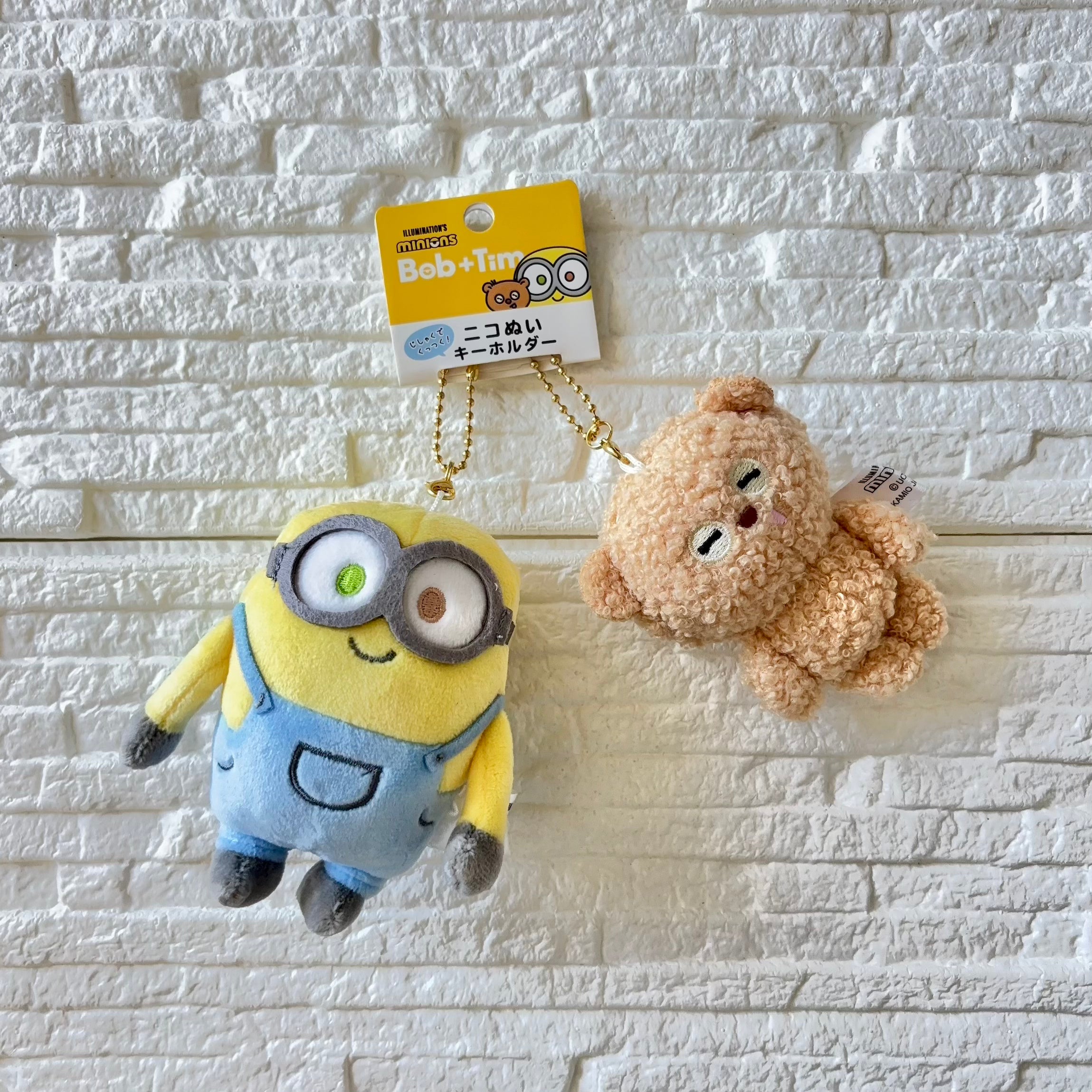 Minions Bob & Tim 磁石Pair吊飾