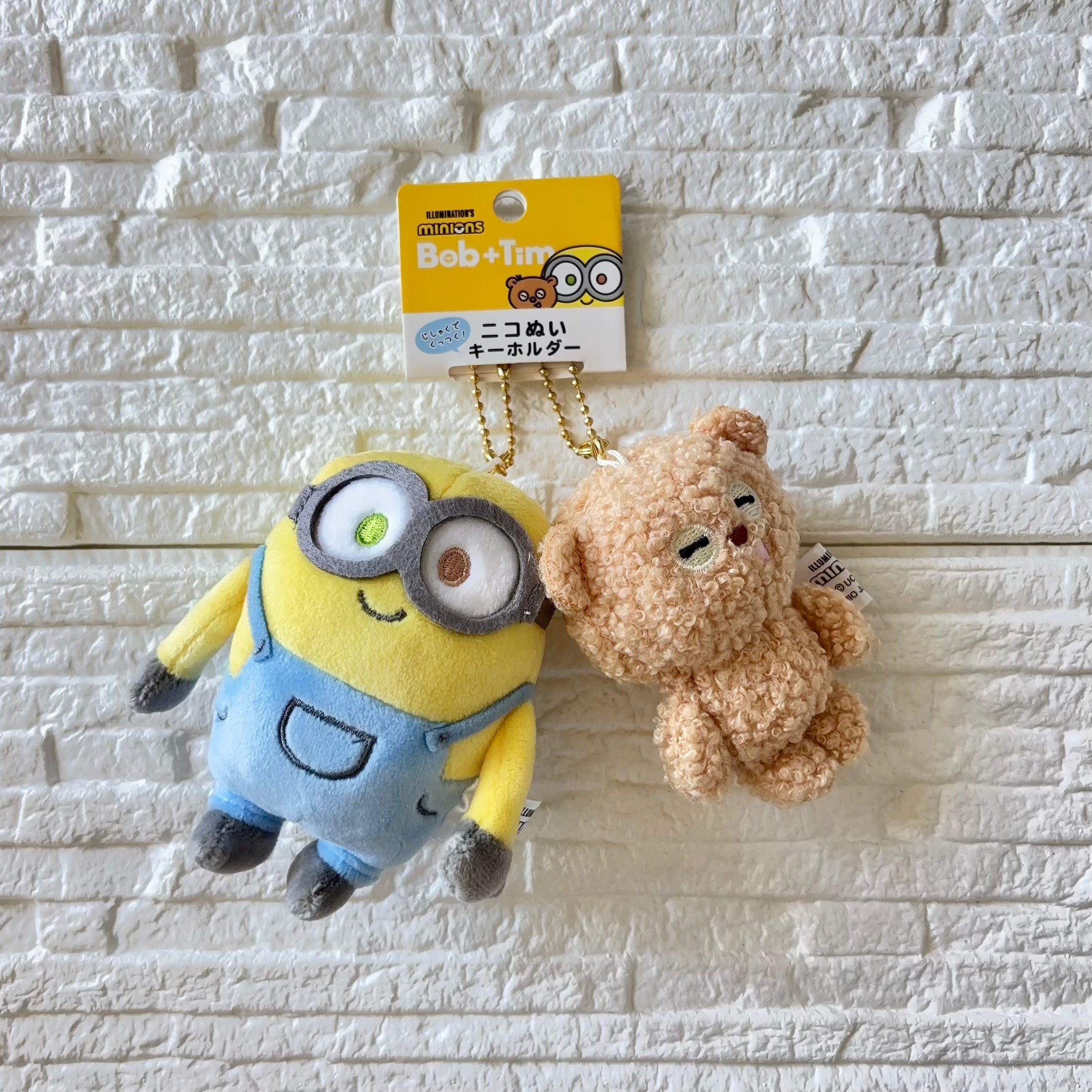Minions Bob & Tim 磁石Pair吊飾