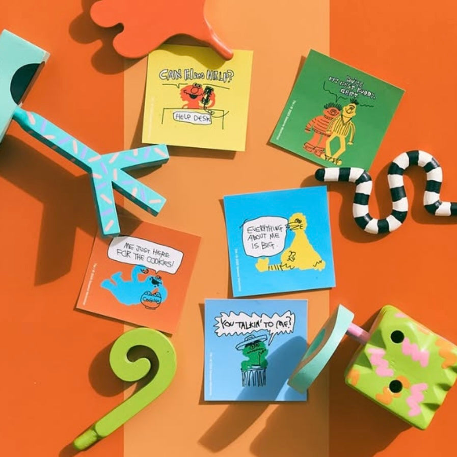 Sesame Street Market × オガワナツミ - 貼紙